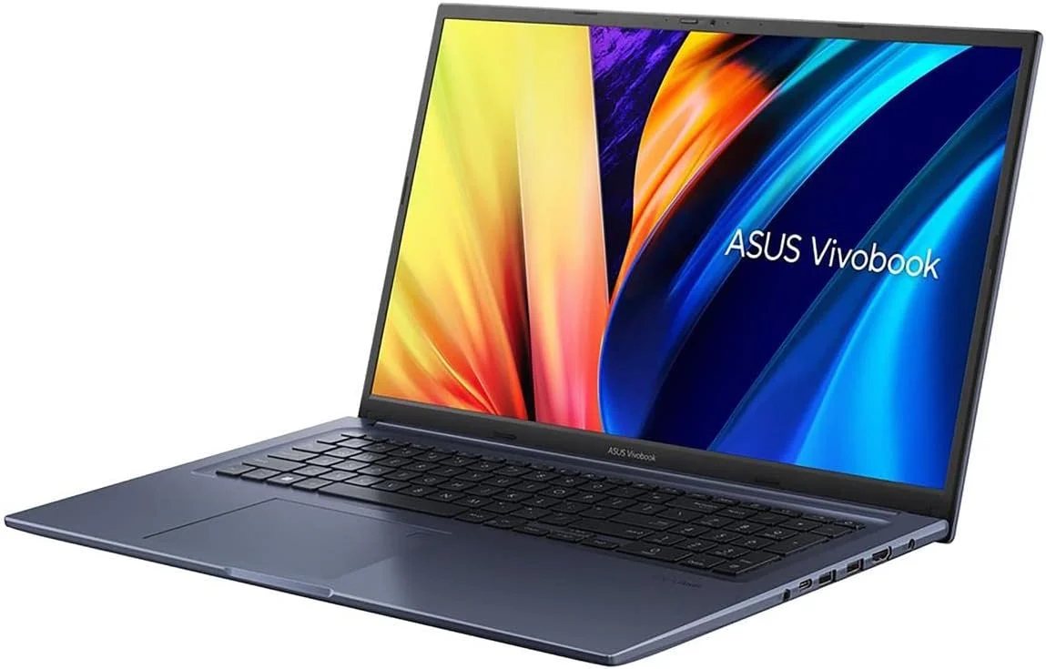 لپ تاپ ASUS VivoBook 17X، صفحه نمایش 17.3 اینچی FHD، پردازنده AMD Ryzen 7 5800H، گرافیک AMD Radeon، رم 8 گیگابایتی، SSD 512 گیگابایتی، حسگر اثر انگشت، ویندوز 11 هوم، آبی آرام، S1703QA-DS71 لپ تاپ ASUS VivoBook 17X، صفحه نمایش 17.3 اینچی FHD، پردازنده AMD Ryzen 7 5800H، گرافیک AMD Radeon، رم 8 گیگابایتی، SSD 512 گیگابایتی، حسگر اثر انگشت، ویندوز 11 هوم، آبی آرام، S1703QA-DS71