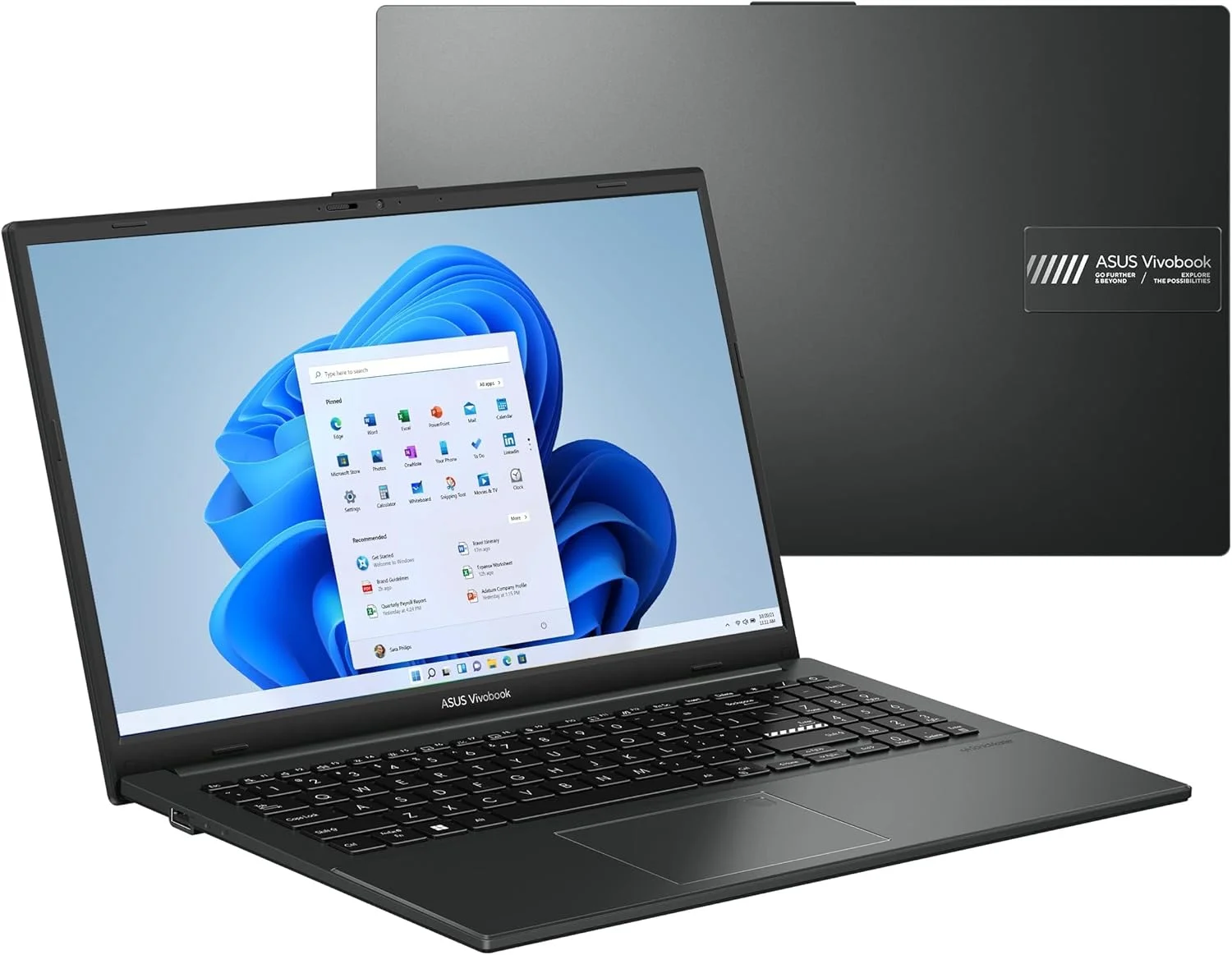 لپ تاپ ASUS VivoBook Go 15 E1504 (2023) | صفحه نمایش 15.6 اینچ 1920x1080 FHD | پردازنده Core i3 - N305 - هارد 256GB SSD - رم 8GB | 8 هسته با فرکانس 3.80 گیگاهرتز - ویندوز 11 نسخه Home - مشکی