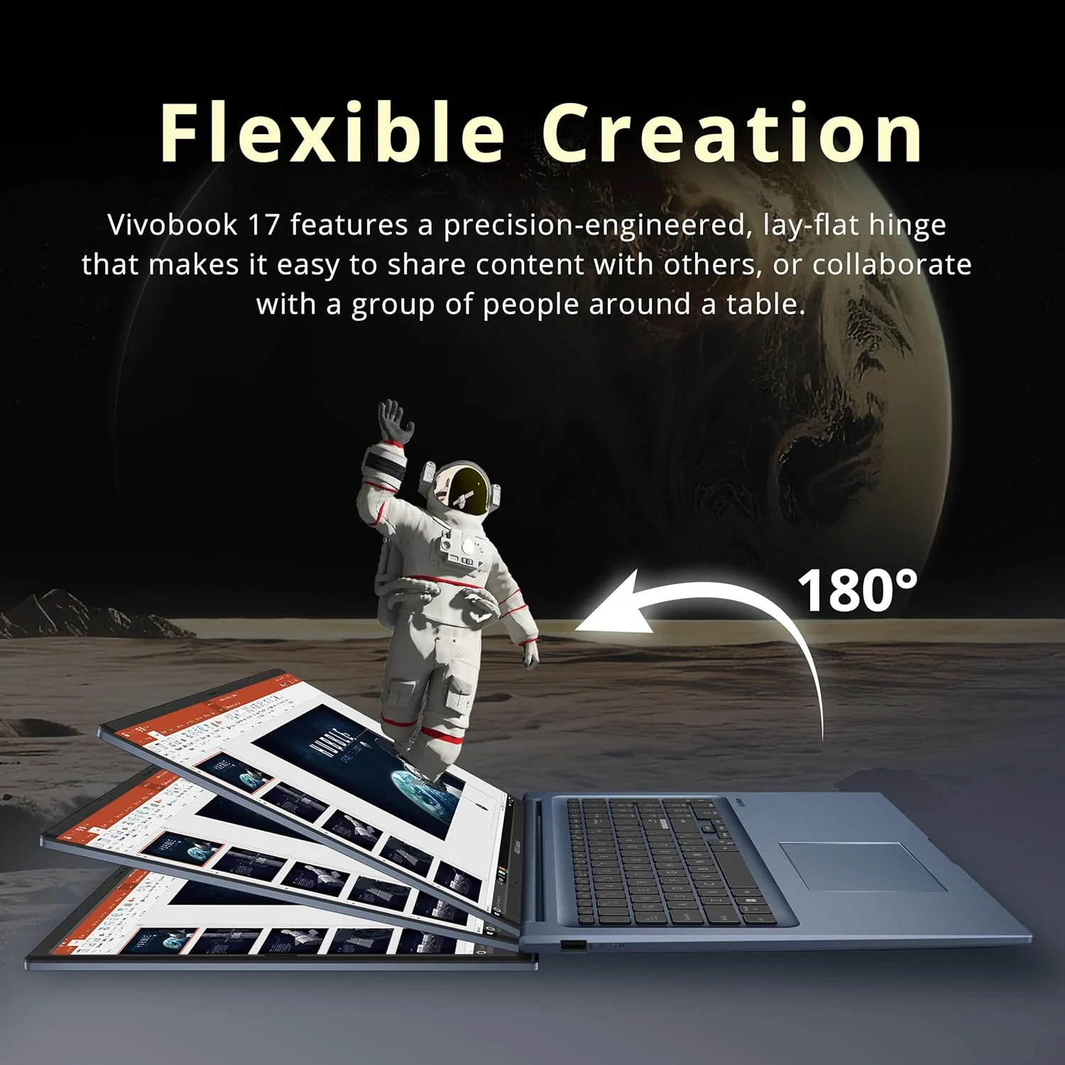 لپ تاپ 17.3 اینچی FHD ایسوس Vivobook، پردازنده Intel i3-1215U، رم 40 گیگابایتی، حافظه 1.16 ترابایتی (1 ترابایت SSD + 160 گیگابایت داک استیشن)، گرافیک Intel UHD، صفحه کلید عددی، دوربین 720p HD، Wi-Fi 6E، ویندوز 11 پرو، آبی آرام لپ تاپ 17.3 اینچی FHD ایسوس Vivobook، پردازنده Intel i3-1215U، رم 40 گیگابایتی، حافظه 1.16 ترابایتی (1 ترابایت SSD + 160 گیگابایت داک استیشن)، گرافیک Intel UHD، صفحه کلید عددی، دوربین 720p HD، Wi-Fi 6E، ویندوز 11 پرو، آبی آرام