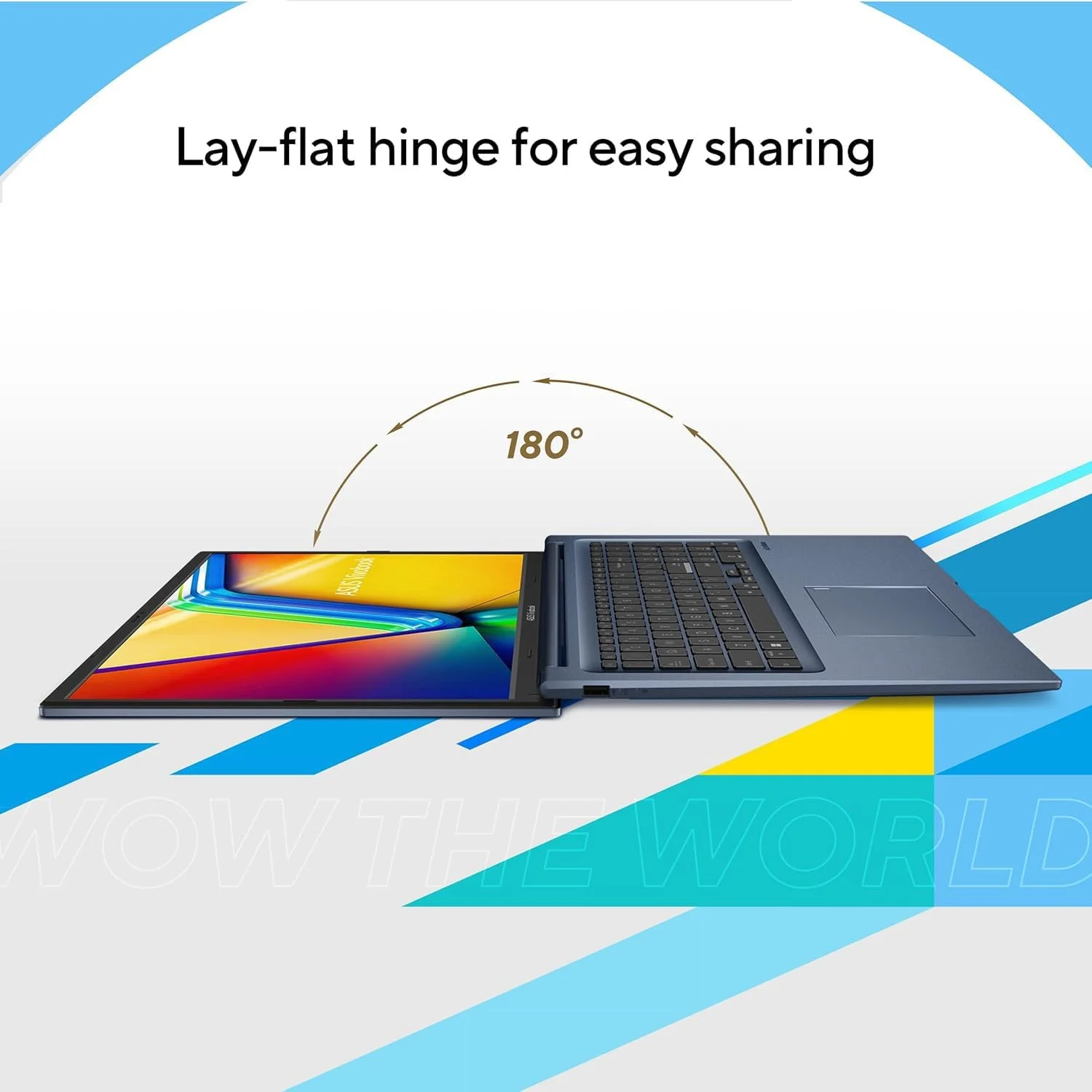 لپ تاپ روزانه ASUS Vivobook با صفحه نمایش 17.3 اینچی FHD، پردازنده Intel Core i3-1215U، گرافیک Intel UHD، رم 36 گیگابایتی، SSD 2 ترابایتی، HDMI، وب کم، Wi-Fi، ویندوز 11 هوم، آبی، همراه با ماوس بی سیم Thunderobot ML101 بنفش