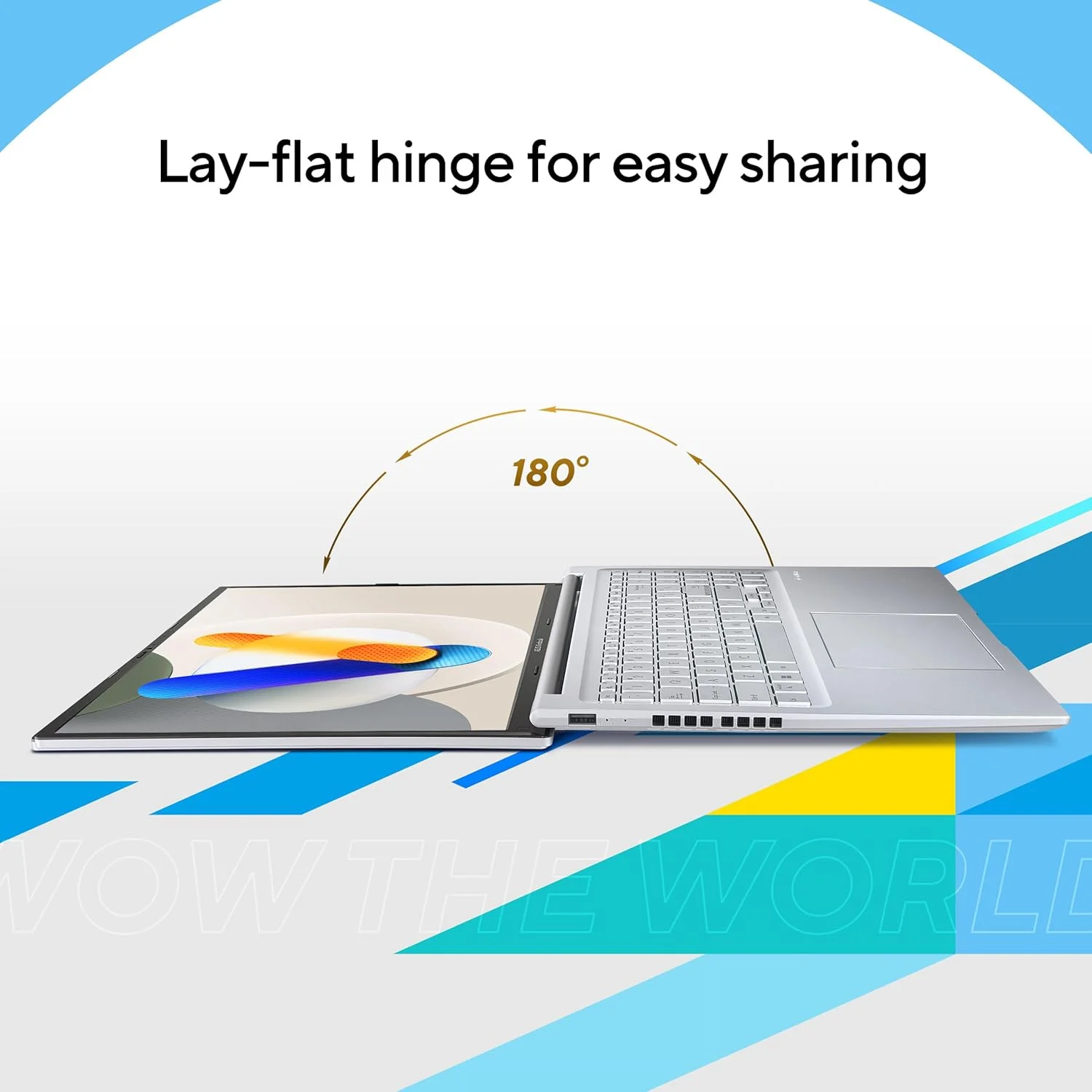 لپ تاپ 16 اینچی ASUS Vivobook، صفحه نمایش 16 اینچی WUXGA 60 هرتز، پردازنده Intel Core i5-13420H، گرافیک Intel Iris Xᵉ، حافظه 16 گیگابایتی، حافظه ذخیره سازی 512 گیگابایتی، ویندوز 11، نقره ای خنک، F1605VA-ES56