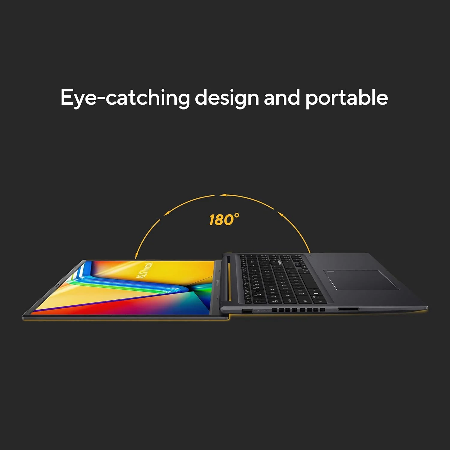 لپ تاپ ASUS Vivobook 16X مدل 2023، صفحه نمایش 16 اینچی WUXGA، پردازنده Intel Core i9-13900H، کارت گرافیک NVIDIA Geforce RTX 4050، رم 16 گیگابایتی، حافظه SSD 1 ترابایتی، ویندوز 11 هوم، مشکی Indie، K3605VU-AS96