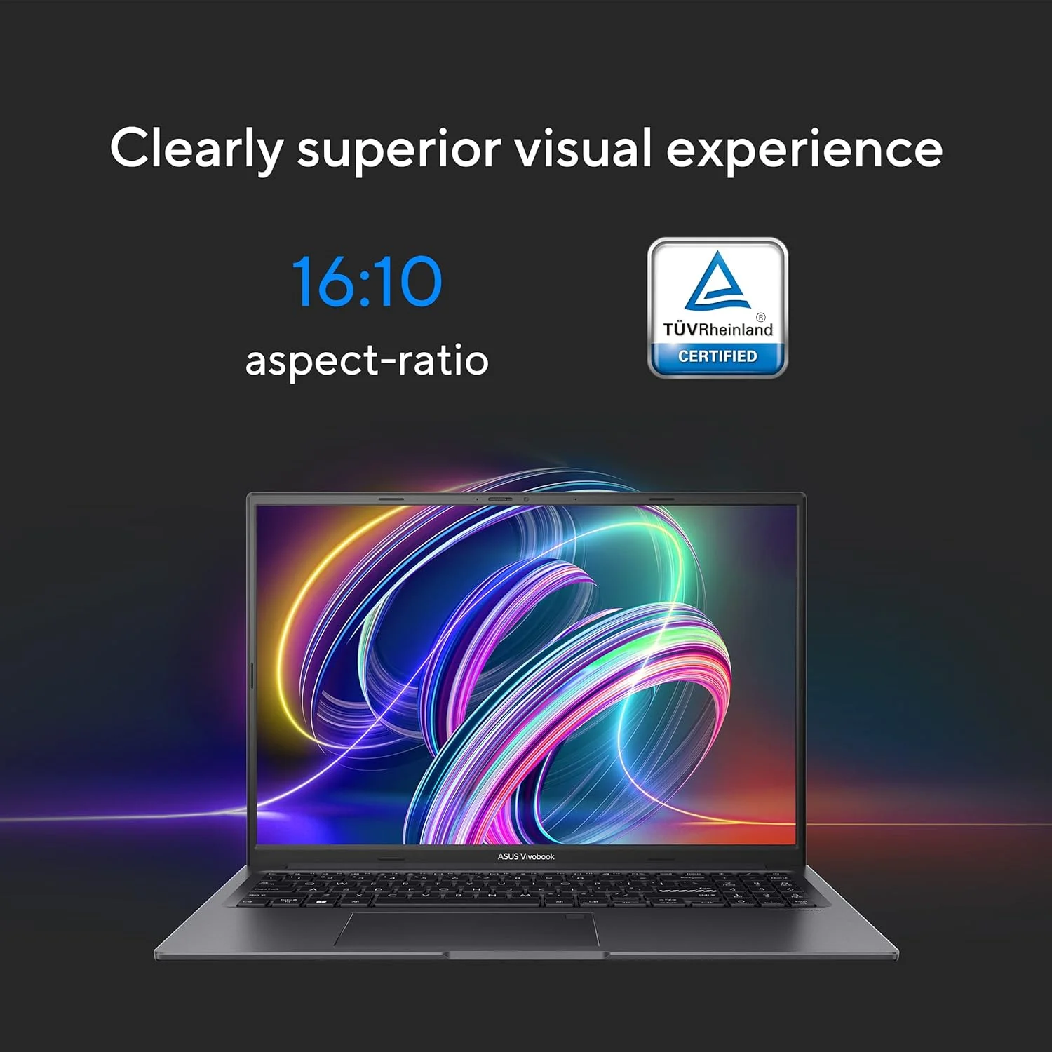لپ تاپ ASUS Vivobook 16X مدل 2023، صفحه نمایش 16 اینچی WUXGA، پردازنده Intel Core i9-13900H، کارت گرافیک NVIDIA Geforce RTX 4050، رم 16 گیگابایتی، حافظه SSD 1 ترابایتی، ویندوز 11 هوم، مشکی Indie، K3605VU-AS96