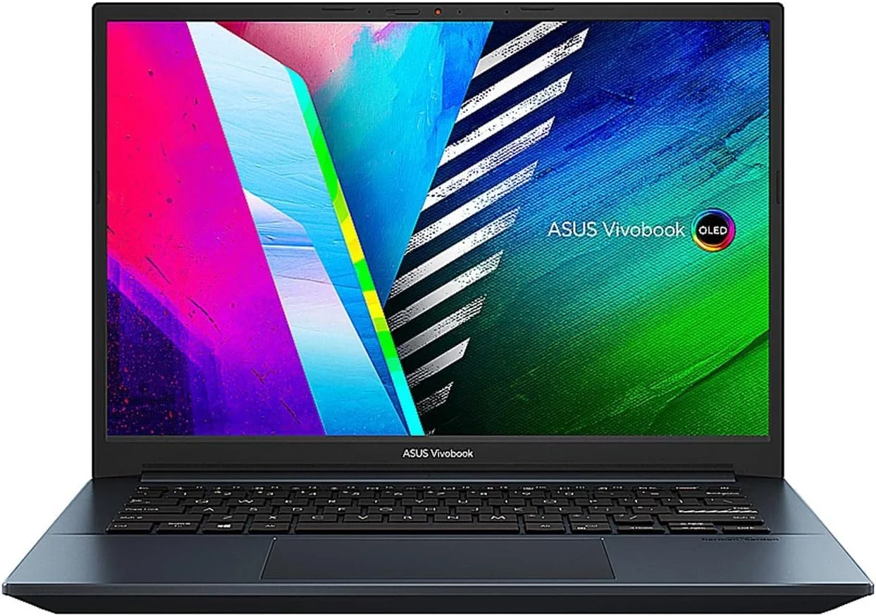 لپ تاپ 14 اینچی ایسوس ویووبوک پرو OLED K3400 K3400PA-WH55 - WQXGA+ - 2880 x 1800 - پردازنده Intel Core i5 نسل 11 i5-11300H چهار هسته ای [4 هسته] 3.10 گیگاهرتز - 8 گیگابایت رم - 256 گیگابایت SSD - آبی آرام