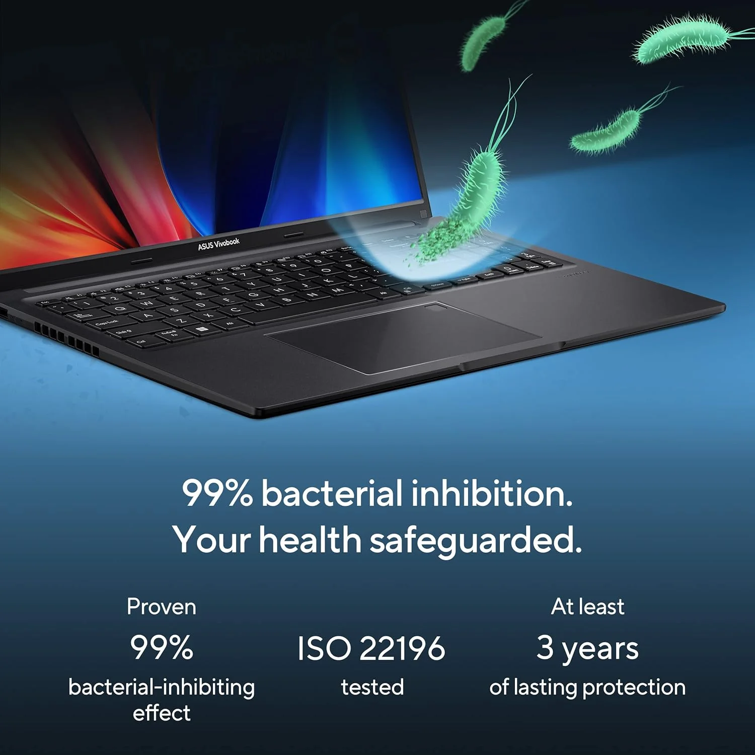 لپ تاپ ASUS Vivobook 16، صفحه نمایش 16 اینچی WUXGA (1920 x 1200) 16:10، پردازنده Intel Core i5-13500H، گرافیک Intel UHD، رم 8 گیگابایتی، SSD 512 گیگابایتی، ویندوز 11 Home، مشکی Indie، F1605VA-DS52