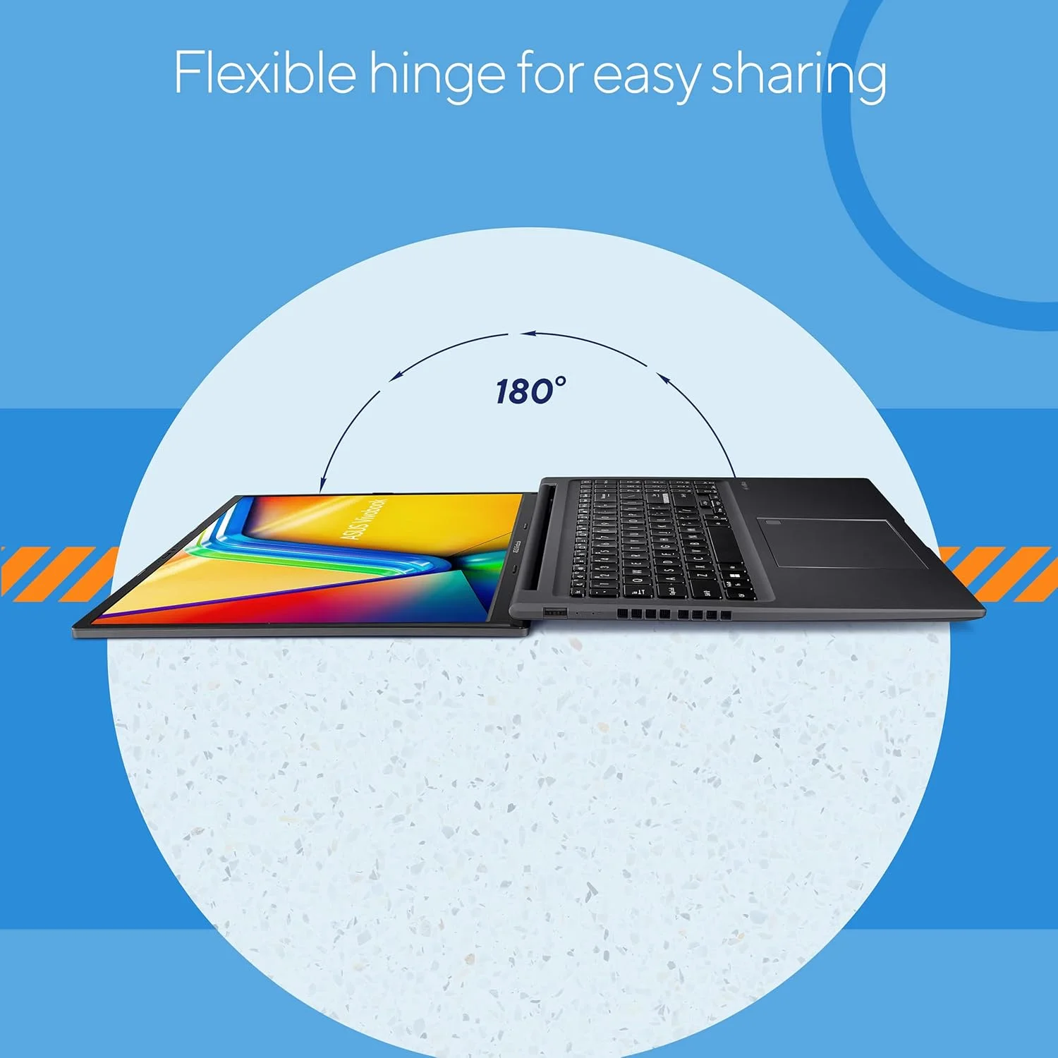 لپ تاپ ASUS Vivobook 16، صفحه نمایش 16 اینچی WUXGA (1920 x 1200) 16:10، پردازنده Intel Core i5-13500H، گرافیک Intel UHD، رم 8 گیگابایتی، SSD 512 گیگابایتی، ویندوز 11 Home، مشکی Indie، F1605VA-DS52
