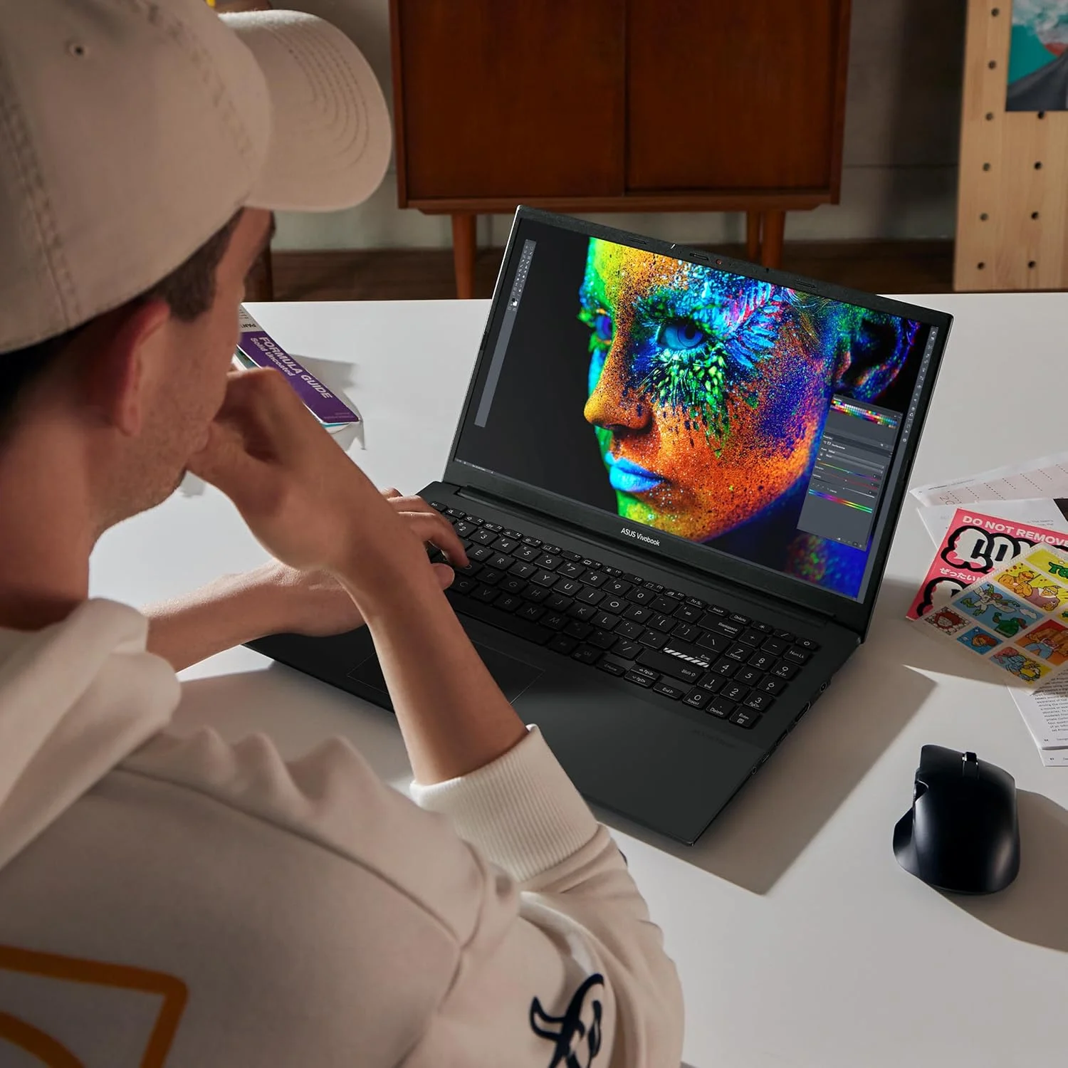 لپ تاپ باریک 15.6 اینچی FHD ایسوس Vivobook Go، پردازنده چهار هسته ای AMD Ryzen 3 7320U، رم 8 گیگابایتی DDR5، حافظه SSD 256 گیگابایتی، ویندوز 11 هوم، شارژ سریع، محافظ وب کم، دوام درجه نظامی، مشکی، E1504FA-AB34 لپ تاپ باریک 15.6 اینچی FHD ایسوس Vivobook Go، پردازنده چهار هسته ای AMD Ryzen 3 7320U، رم 8 گیگابایتی DDR5، حافظه SSD 256 گیگابایتی، ویندوز 11 هوم، شارژ سریع، محافظ وب کم، دوام درجه نظامی، مشکی، E1504FA-AB34