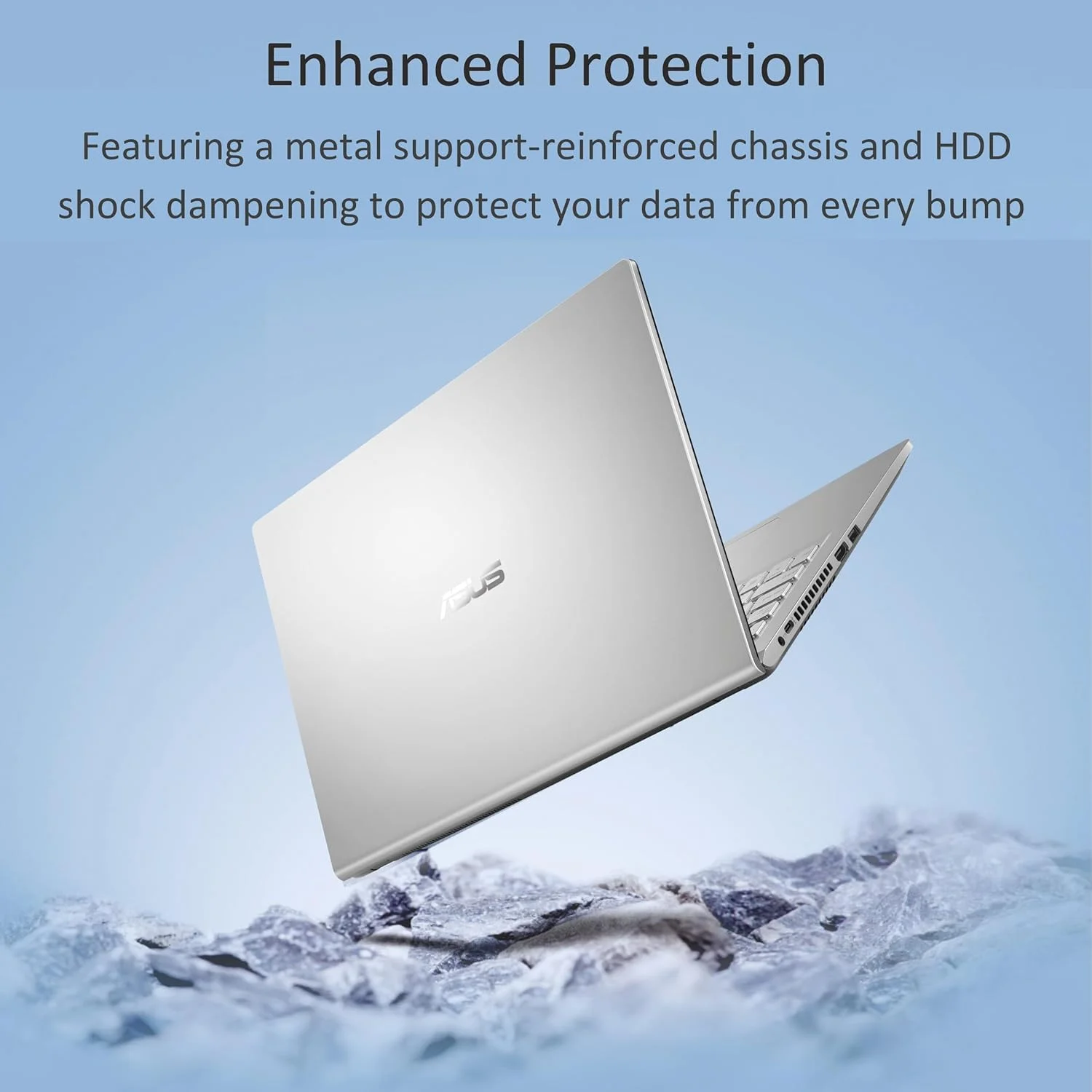 لپ تاپ 15.6 اینچی ASUS Vivobook FHD، AMD Ryzen 3 3250U، رم 8 گیگابایتی، SSD 128 گیگابایتی، ویندوز 11 هوم، نقره ای شفاف، M515DA-WS33 لپ تاپ 15.6 اینچی ASUS Vivobook FHD، AMD Ryzen 3 3250U، رم 8 گیگابایتی، SSD 128 گیگابایتی، ویندوز 11 هوم، نقره ای شفاف، M515DA-WS33