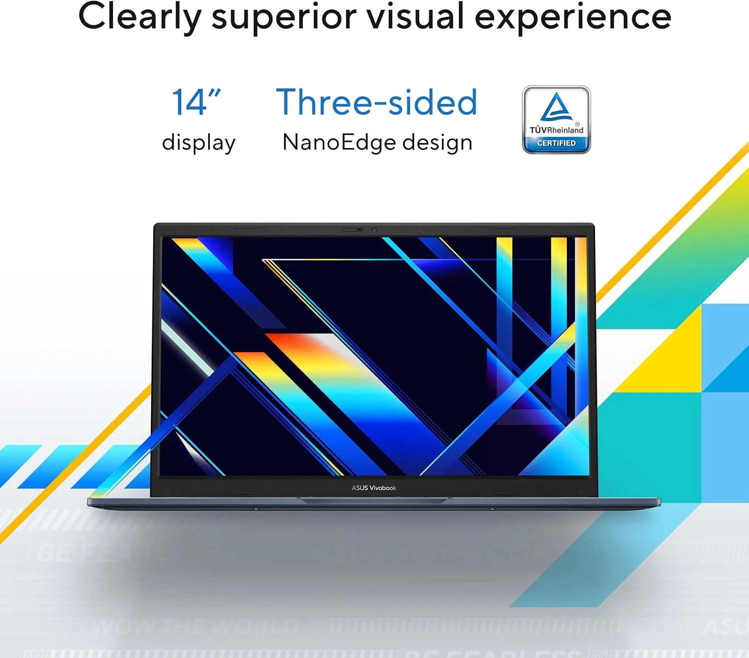 لپ تاپ باریک ASUS Vivobook X1404ZA-NK271W (آبی آرام)، پردازنده i5-1235U، رم 8 گیگابایت، حافظه 512 گیگابایت PCIE G4 SSD، ویندوز 11 هوم، صفحه نمایش 14 اینچی، وب کم HD، حسگر اثر انگشت، کیبورد با نور پس زمینه عربی لپ تاپ باریک ASUS Vivobook X1404ZA-NK271W (آبی آرام)، پردازنده i5-1235U، رم 8 گیگابایت، حافظه 512 گیگابایت PCIE G4 SSD، ویندوز 11 هوم، صفحه نمایش 14 اینچی، وب کم HD، حسگر اثر انگشت، کیبورد با نور پس زمینه عربی