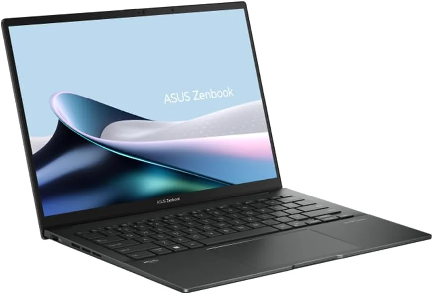 لپ تاپ اولترابوک ASUS Zenbook Q415MA 14 OLED، پردازنده Intel Core Ultra 5-125H Intel AI Boost NPU، رم 8 گیگابایت، حافظه SSD 512 گیگابایت، صفحه نمایش لمسی 14 اینچی WUXGA OLED، گرافیک Intel، صفحه کلید با نور پس زمینه، ویندوز 11، خاکستری Jasper