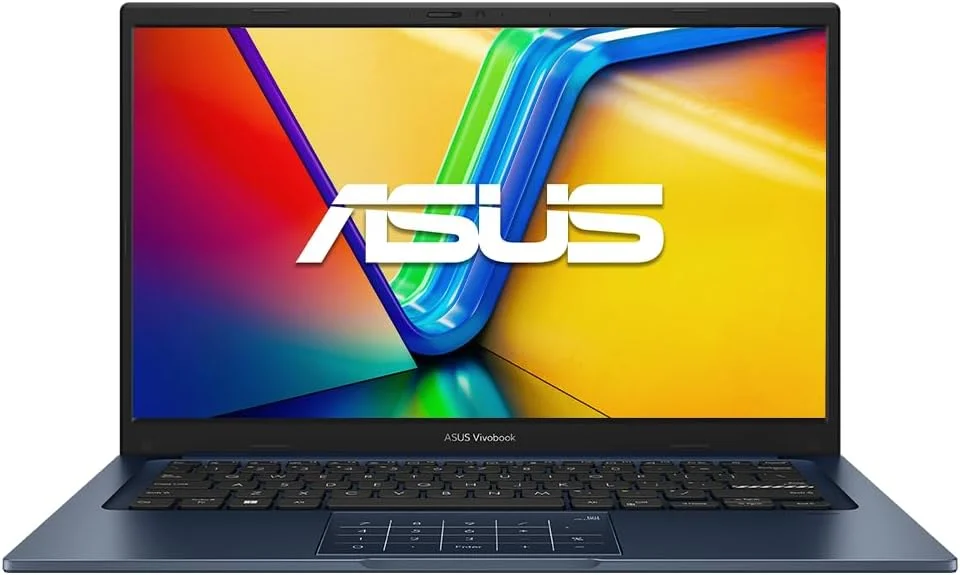 لپ تاپ 14 اینچی FHD ایسوس Vivobook 2025، پردازنده 10 هسته ای Intel Core i5-1334U، گرافیک Iris Xe، رم 12 گیگابایتی DDR4، حافظه SSD NVMe 256 گیگابایتی، USB-C با DP، WiFi AC، BT، وب کم، HDMI 1.4، ویندوز 11 هوم با USB رایگان