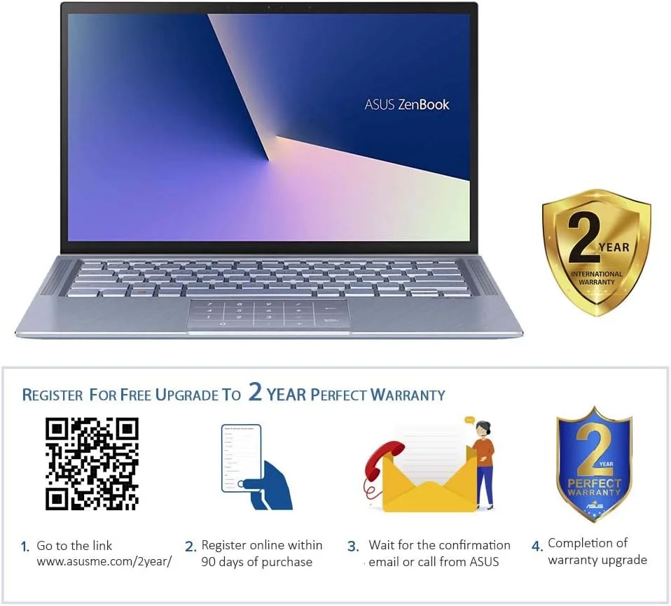 اولترابوک ایسوس Zenbook 14 UX431FL-AN057T (آبی آرمانشهری) - Intel i5-10210U 1.6 GHz، رم 8 گیگابایت، SSD 512 گیگابایت، Nvidia GeForce MX250 2GB، 14 اینچ، ویندوز 10، صفحه کلید انگلیسی-عربی اولترابوک ایسوس Zenbook 14 UX431FL-AN057T (آبی آرمانشهری) - Intel i5-10210U 1.6 GHz، رم 8 گیگابایت، SSD 512 گیگابایت، Nvidia GeForce MX250 2GB، 14 اینچ، ویندوز 10، صفحه کلید انگلیسی-عربی