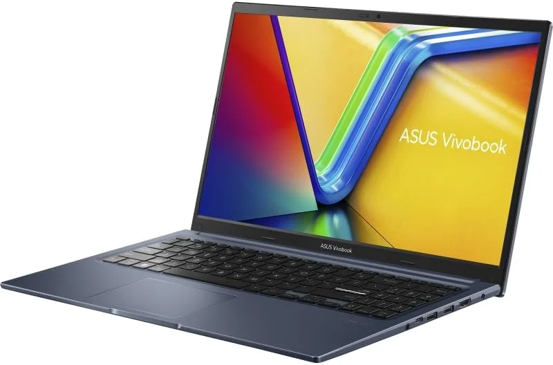 لپ تاپ ASUS Vivobook 15، صفحه نمایش 15.6 اینچی FHD IPS، پردازنده Intel Core i5-13420H، رم 16 گیگابایتی، SSD 512 گیگابایتی، گرافیک Intel UHD، صفحه کلید ENG/ARB Chiclet، ویندوز 11 هوم، آبی آرام