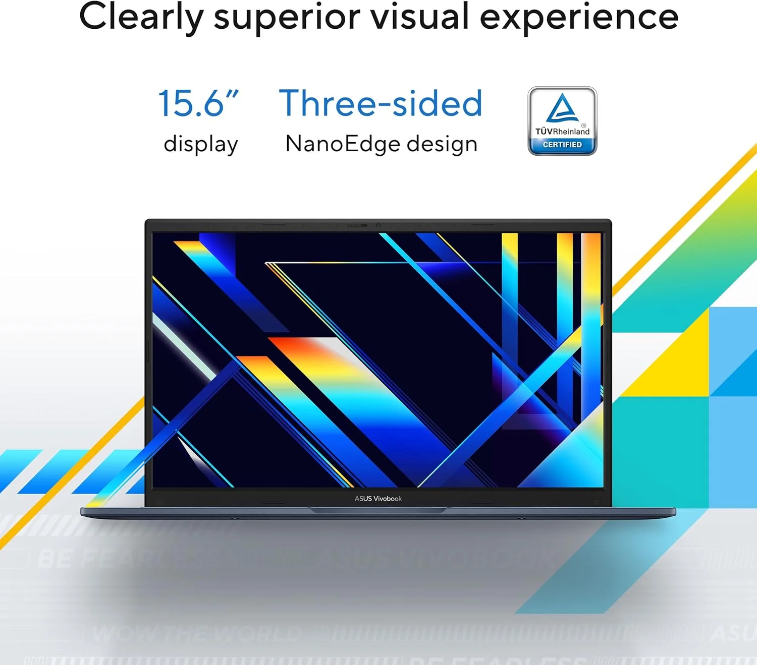 لپ تاپ باریک ASUS Vivobook 15 X1504ZA-NJ005W، نسل دوازدهم Intel i5، رم DDR4 8GB، حافظه SSD 512GB، ویندوز 11 هوم، صفحه نمایش 15.6 اینچی FHD، وب کم، کیبورد با نور پس زمینه انگلیسی-عربی، (نقره ای خنک)