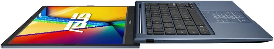 لپ تاپ 14 اینچی FHD ایسوس Vivobook 2025، پردازنده 10 هسته ای Intel Core i5-1334U، گرافیک Iris Xe، رم 12 گیگابایتی DDR4، حافظه SSD NVMe 256 گیگابایتی، USB-C با DP، WiFi AC، BT، وب کم، HDMI 1.4، ویندوز 11 هوم با USB رایگان