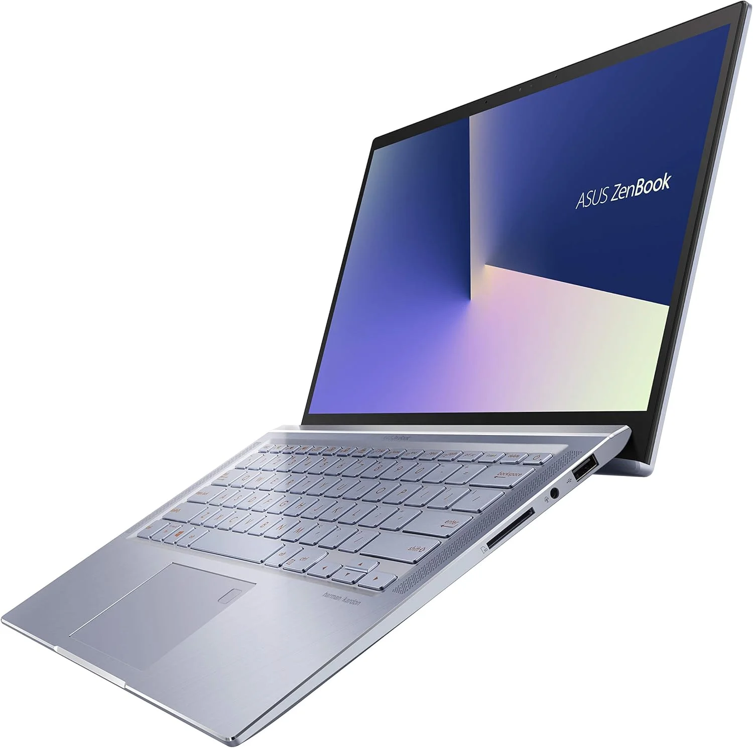 اولترابوک ایسوس Zenbook 14 UX431FL-AN057T (آبی آرمانشهری) - Intel i5-10210U 1.6 GHz، رم 8 گیگابایت، SSD 512 گیگابایت، Nvidia GeForce MX250 2GB، 14 اینچ، ویندوز 10، صفحه کلید انگلیسی-عربی اولترابوک ایسوس Zenbook 14 UX431FL-AN057T (آبی آرمانشهری) - Intel i5-10210U 1.6 GHz، رم 8 گیگابایت، SSD 512 گیگابایت، Nvidia GeForce MX250 2GB، 14 اینچ، ویندوز 10، صفحه کلید انگلیسی-عربی