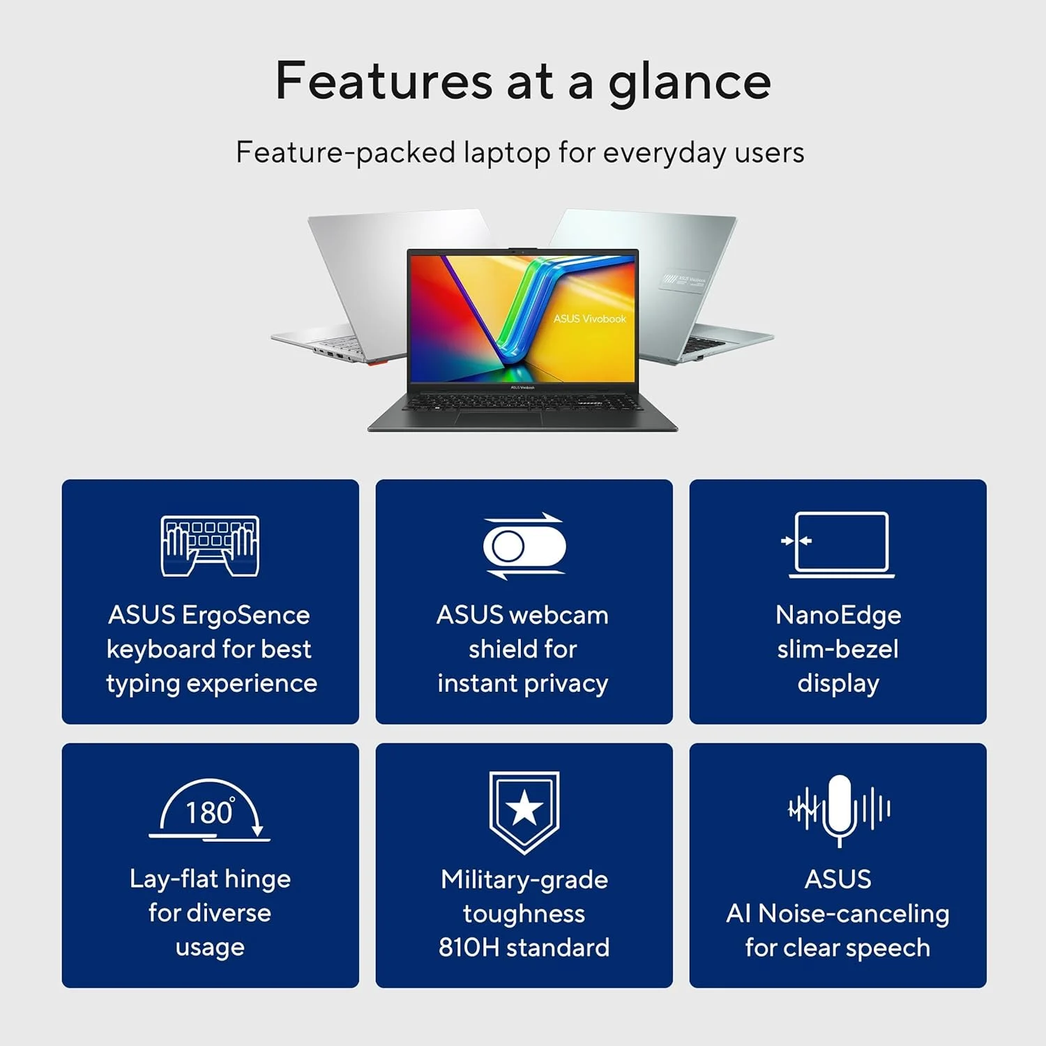 لپ تاپ ایسوس Vivobook Go مدل E1504GA-NJ257W / صفحه نمایش 15.6 اینچی FHD / پردازنده Intel Core i3 N305 با 8 هسته / 8 گیگابایت رم / 256 گیگابایت SSD / وب کم HD / ویندوز 11 / کیبورد AR-EN / 2 سال گارانتی بین المللی لپ تاپ ایسوس Vivobook Go مدل E1504GA-NJ257W / صفحه نمایش 15.6 اینچی FHD / پردازنده Intel Core i3 N305 با 8 هسته / 8 گیگابایت رم / 256 گیگابایت SSD / وب کم HD / ویندوز 11 / کیبورد AR-EN / 2 سال گارانتی بین المللی