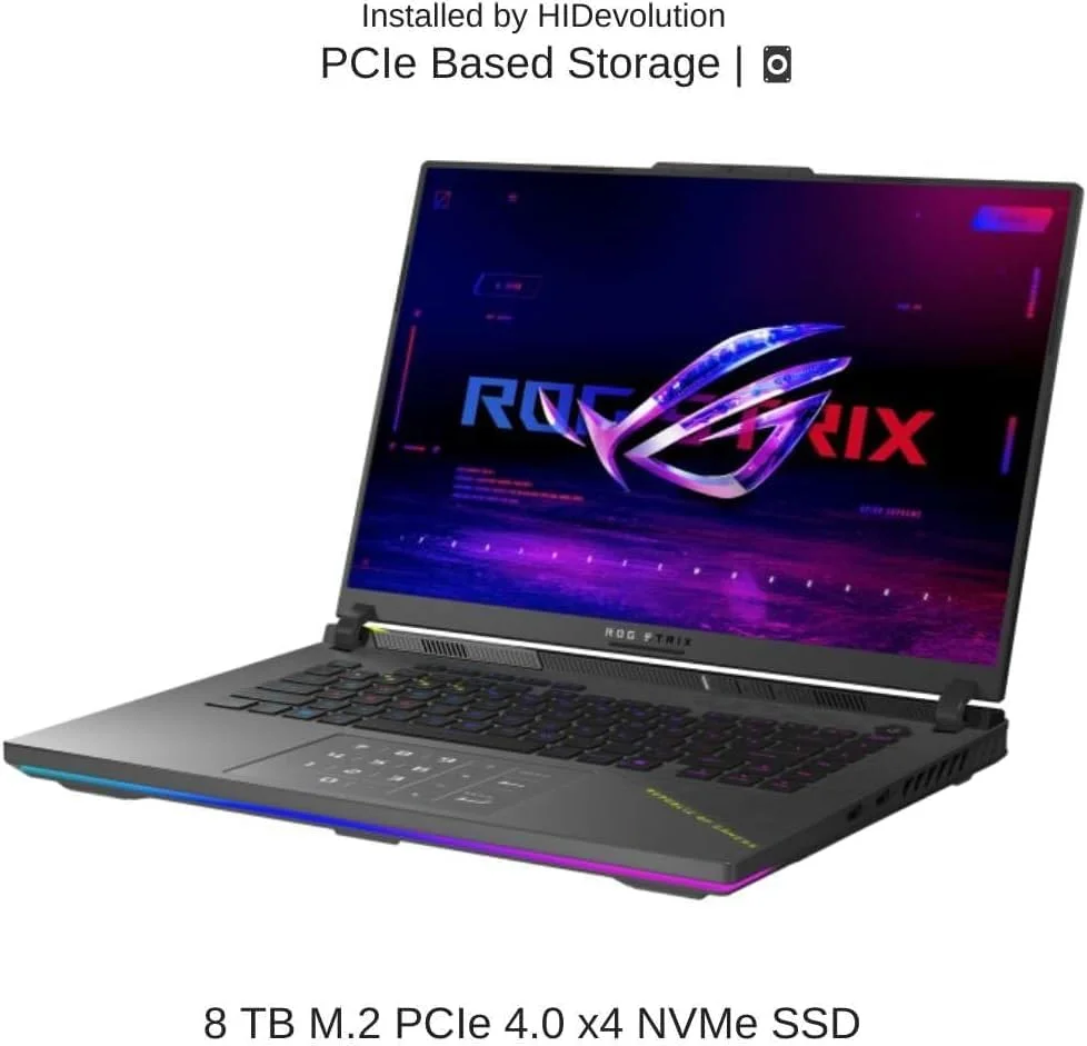 لپ تاپ گیمینگ ایسوس ROG Strix G16 مدل 2025، صفحه نمایش 16 اینچی FHD 165Hz، پردازنده 16 هسته ای AMD Ryzen 9 8940HX، کارت گرافیک RTX 5070 Ti، رم 16 گیگابایتی، SSD 1 ترابایتی، رنگ خاکستری Eclipse لپ تاپ گیمینگ ایسوس ROG Strix G16 مدل 2025، صفحه نمایش 16 اینچی FHD 165Hz، پردازنده 16 هسته ای AMD Ryzen 9 8940HX، کارت گرافیک RTX 5070 Ti، رم 16 گیگابایتی، SSD 1 ترابایتی، رنگ خاکستری Eclipse