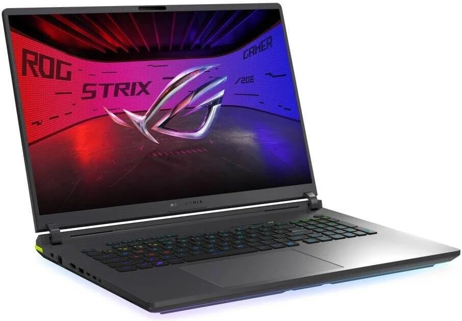 لپ تاپ گیمینگ ایسوس ROG Strix G18 G815LW، صفحه نمایش 18 اینچی 2.5K 240 هرتز، پردازنده Intel Core Ultra 9 275HX، کارت گرافیک NVIDIA GeForce RTX 5080 16GB، رم 32 گیگابایتی DDR5، حافظه SSD 2 ترابایتی PCIe 4.0، کیبورد RGB 4-Zone، ویندوز 11، خاکستری کسوفی لپ تاپ گیمینگ ایسوس ROG Strix G18 G815LW، صفحه نمایش 18 اینچی 2.5K 240 هرتز، پردازنده Intel Core Ultra 9 275HX، کارت گرافیک NVIDIA GeForce RTX 5080 16GB، رم 32 گیگابایتی DDR5، حافظه SSD 2 ترابایتی PCIe 4.0، کیبورد RGB 4-Zone، ویندوز 11، خاکستری کسوفی