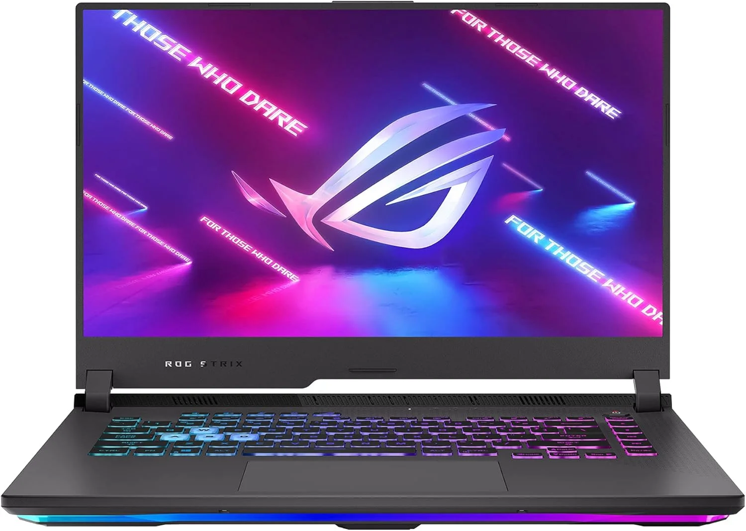 لپ تاپ ایسوس ROG Strix G15 G513QE HN042T خاکستری Eclipse، پردازنده 8 هسته ای AMD Ryzen 7 5800H با فرکانس 3.2 گیگاهرتز، 16 گیگابایت رم، 1 ترابایت SSD، کارت گرافیک NVIDIA GeForce RTX 3050 Ti با 4 گیگابایت حافظه GDDR6، صفحه نمایش 15.6 اینچی FHD 144 هرتز، ویندوز 10، کیبورد با نور پس زمینه انگلیسی عربی