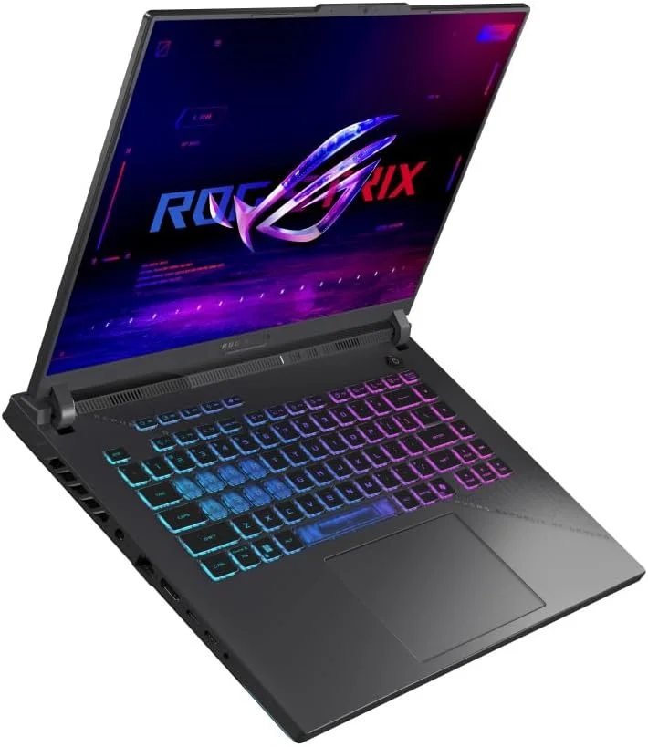 لپ تاپ گیمینگ ایسوس ROG Strix G16 2025، صفحه نمایش 16 اینچی FHD+ 165 هرتز، پردازنده AMD Ryzen 9 9955HX، رم 16 گیگابایتی DDR5، حافظه SSD 1 ترابایتی، کارت گرافیک NVIDIA GeForce RTX 5060 8GB، کیبورد RGB، ویندوز 11، خاکستری تیره لپ تاپ گیمینگ ایسوس ROG Strix G16 2025، صفحه نمایش 16 اینچی FHD+ 165 هرتز، پردازنده AMD Ryzen 9 9955HX، رم 16 گیگابایتی DDR5، حافظه SSD 1 ترابایتی، کارت گرافیک NVIDIA GeForce RTX 5060 8GB، کیبورد RGB، ویندوز 11، خاکستری تیره