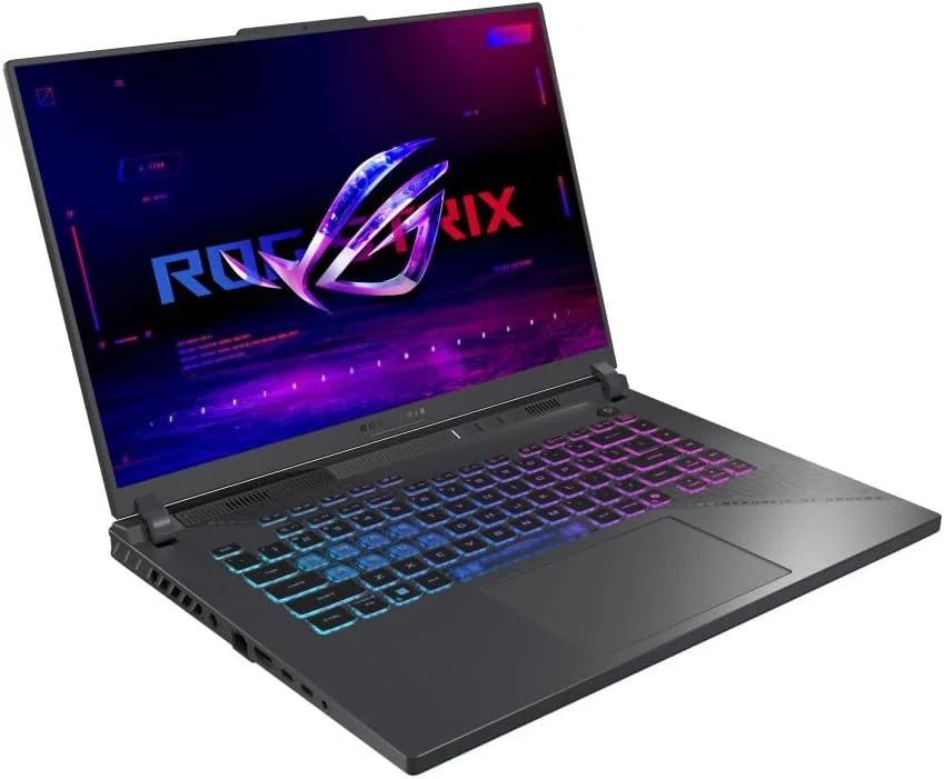 لپ تاپ گیمینگ ایسوس ROG Strix G16 2025، صفحه نمایش 16 اینچی FHD+ 165 هرتز، پردازنده AMD Ryzen 9 9955HX، رم 16 گیگابایتی DDR5، حافظه SSD 1 ترابایتی، کارت گرافیک NVIDIA GeForce RTX 5060 8GB، کیبورد RGB، ویندوز 11، خاکستری تیره لپ تاپ گیمینگ ایسوس ROG Strix G16 2025، صفحه نمایش 16 اینچی FHD+ 165 هرتز، پردازنده AMD Ryzen 9 9955HX، رم 16 گیگابایتی DDR5، حافظه SSD 1 ترابایتی، کارت گرافیک NVIDIA GeForce RTX 5060 8GB، کیبورد RGB، ویندوز 11، خاکستری تیره