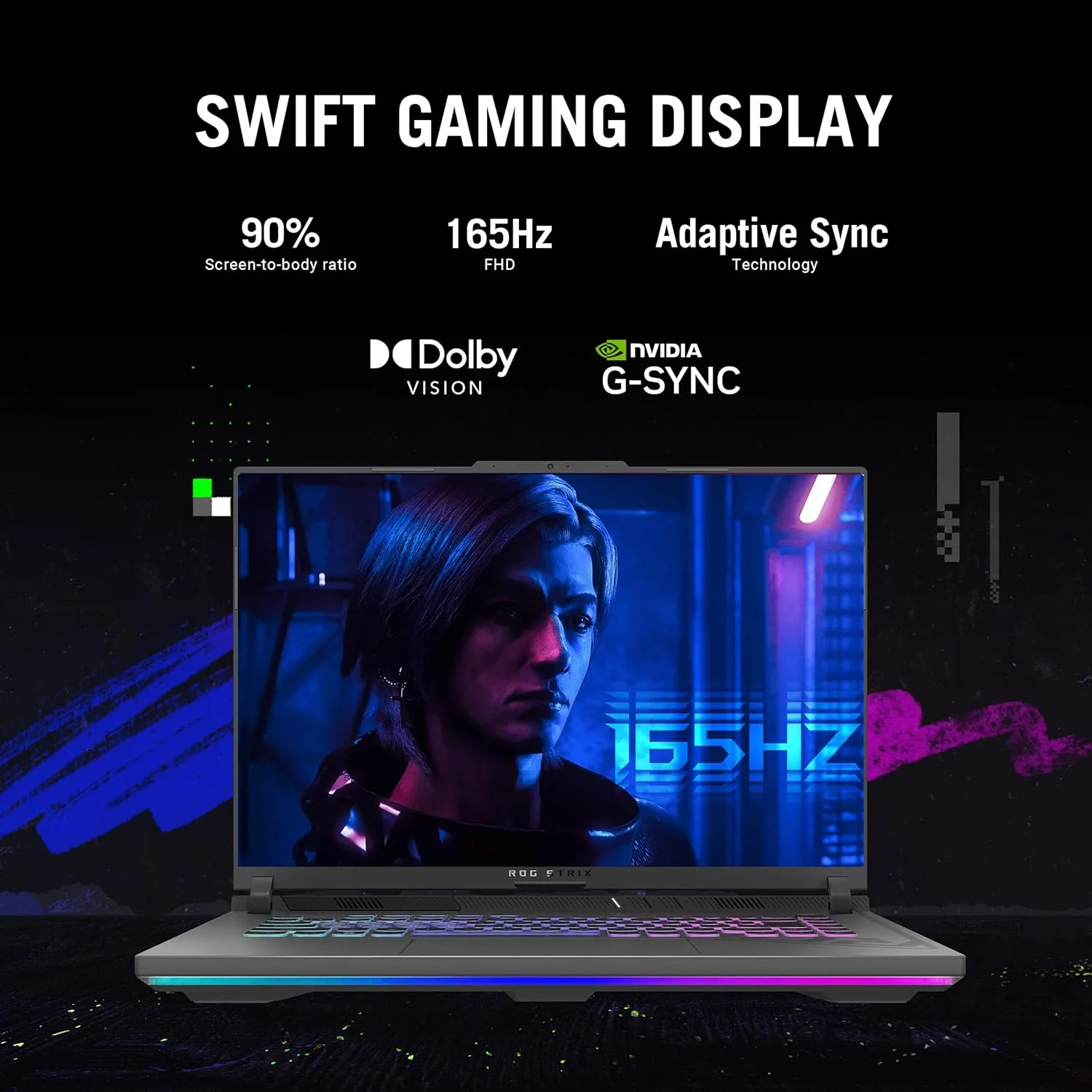 لپ تاپ گیمینگ ایسوس ROG Strix G16، نمایشگر 16 اینچی 165 هرتز FHD IPS، پردازنده Intel Core i7-13650HX، رم 16 گیگابایتی DDR5، حافظه SSD 1 ترابایتی، کارت گرافیک NVIDIA GeForce RTX 4060، Wi-Fi 6E، کیبورد انگلیسی، ویندوز 11 هوم لپ تاپ گیمینگ ایسوس ROG Strix G16، نمایشگر 16 اینچی 165 هرتز FHD IPS، پردازنده Intel Core i7-13650HX، رم 16 گیگابایتی DDR5، حافظه SSD 1 ترابایتی، کارت گرافیک NVIDIA GeForce RTX 4060، Wi-Fi 6E، کیبورد انگلیسی، ویندوز 11 هوم