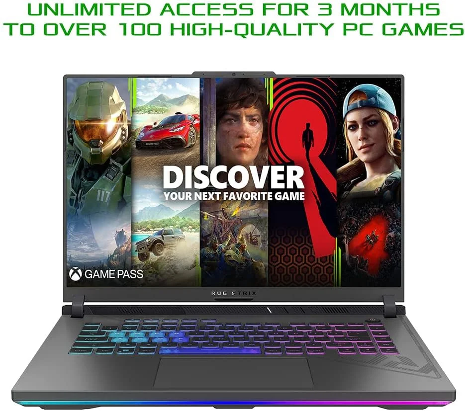 لپ تاپ گیمینگ ایسوس ROG Strix G16 G614JV با صفحه نمایش 16 اینچی WUXGA 165 هرتز (پردازنده Intel i7-13650H، کارت گرافیک NVIDIA GeForce RTX 4060، رم 16 گیگابایتی، حافظه SSD 1 ترابایتی، ویندوز 11، باتری 90 وات ساعت) لپ تاپ گیمینگ ایسوس ROG Strix G16 G614JV با صفحه نمایش 16 اینچی WUXGA 165 هرتز (پردازنده Intel i7-13650H، کارت گرافیک NVIDIA GeForce RTX 4060، رم 16 گیگابایتی، حافظه SSD 1 ترابایتی، ویندوز 11، باتری 90 وات ساعت)