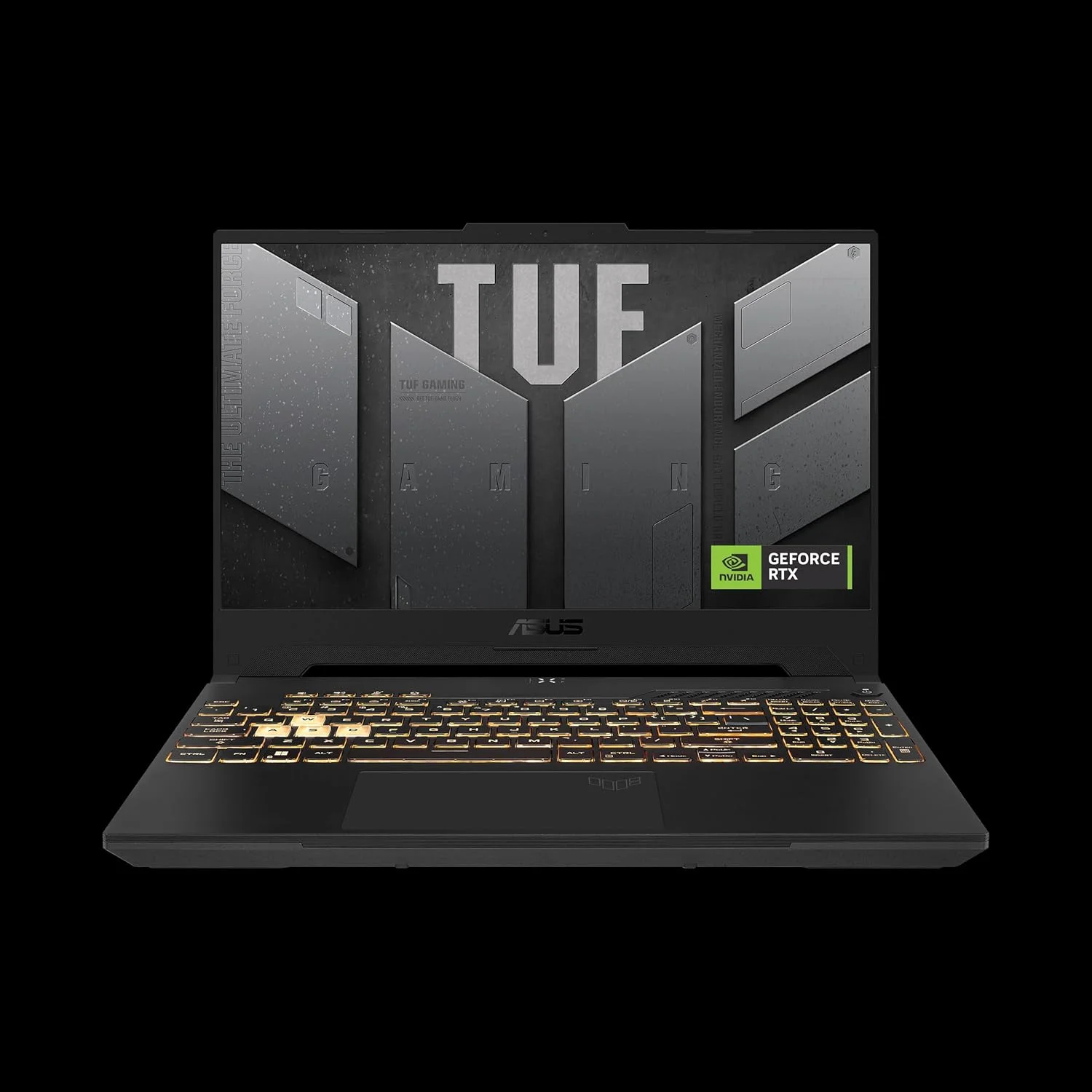 لپ تاپ گیمینگ ایسوس TUF F15 FX507VV-I7161G (خاکستری جیگر)، پردازنده i7-13620H، رم 16 گیگابایت، حافظه SSD 1 ترابایت PCIE G3، کارت گرافیک NV RTX4060 با 8 گیگابایت حافظه VRAM، ویندوز 11 هوم، صفحه نمایش 15.6 اینچی FHD 1920X1080 16:9 144Hz، وب کم HD، کیبورد با نور پس زمینه RGB انگلیسی-عربی