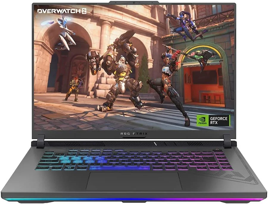 لپ تاپ گیمینگ ایسوس ROG Strix G16 G614JV با صفحه نمایش 16 اینچی WUXGA 165 هرتز (پردازنده Intel i7-13650H، کارت گرافیک NVIDIA GeForce RTX 4060، رم 16 گیگابایتی، حافظه SSD 1 ترابایتی، ویندوز 11، باتری 90 وات ساعت) لپ تاپ گیمینگ ایسوس ROG Strix G16 G614JV با صفحه نمایش 16 اینچی WUXGA 165 هرتز (پردازنده Intel i7-13650H، کارت گرافیک NVIDIA GeForce RTX 4060، رم 16 گیگابایتی، حافظه SSD 1 ترابایتی، ویندوز 11، باتری 90 وات ساعت)