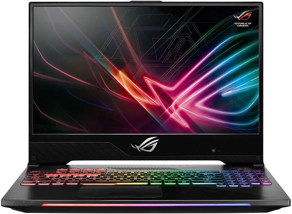 لپ تاپ گیمینگ ایسوس ROG Strix Hero II، صفحه نمایش 15.6 اینچی 144 هرتز IPS FHD، کارت گرافیک NVIDIA GeForce RTX 2060 6GB، پردازنده Intel Core i7-8750H، رم 16 گیگابایتی DDR4، حافظه SSD 512 گیگابایتی PCIe NVMe، کیبورد RGB، ویندوز 10 - GL504GV-DS74 لپ تاپ گیمینگ ایسوس ROG Strix Hero II، صفحه نمایش 15.6 اینچی 144 هرتز IPS FHD، کارت گرافیک NVIDIA GeForce RTX 2060 6GB، پردازنده Intel Core i7-8750H، رم 16 گیگابایتی DDR4، حافظه SSD 512 گیگابایتی PCIe NVMe، کیبورد RGB، ویندوز 10 - GL504GV-DS74