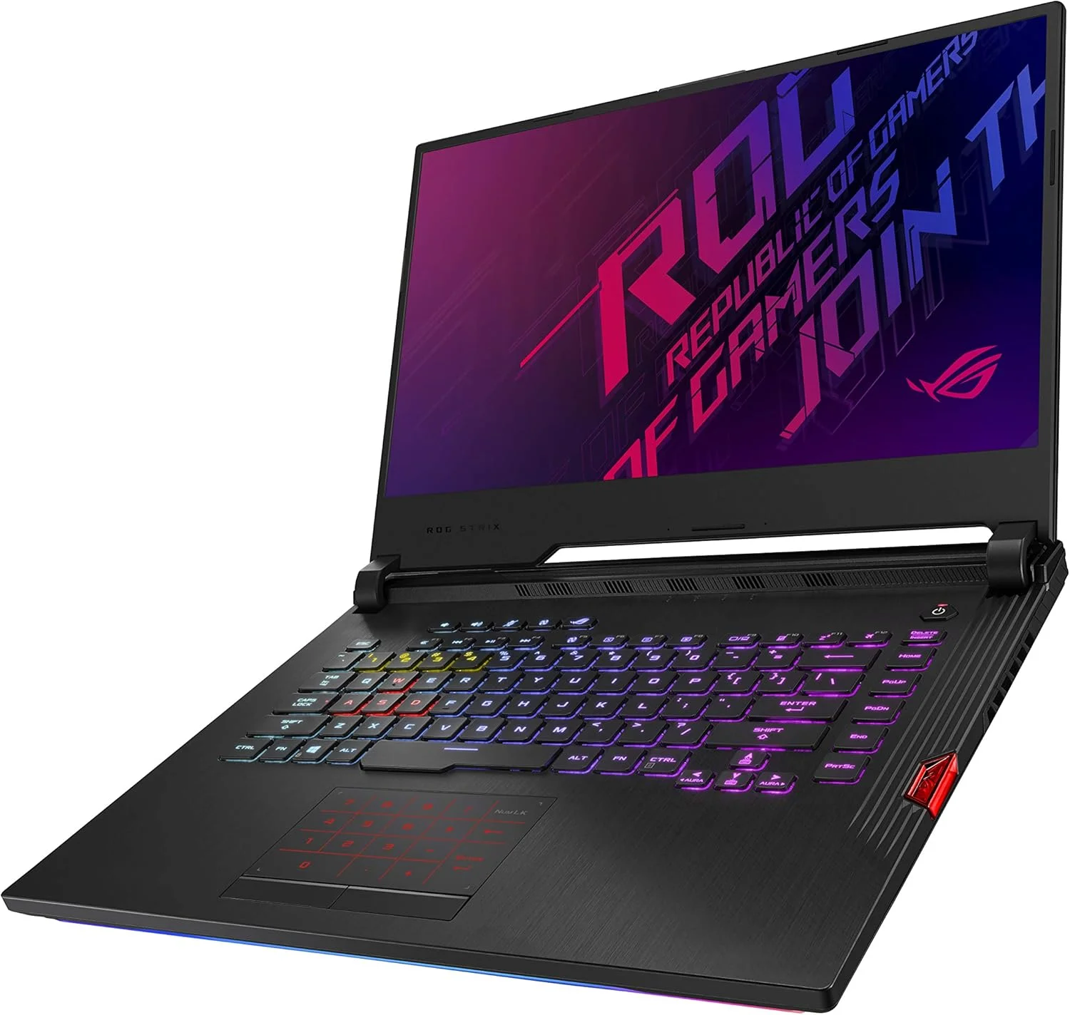 لپ تاپ گیمینگ ایسوس Rog Strix Hero Iii 15.6 اینچ 144 هرتز Ips Type Full Hd Nvidia Geforce Rtx 2070 Intel Core I7 9750H 16 گیگابایت Ddr4 512 گیگابایت Pcie Nvme Ssd نورپردازی RGB تک کلید ویندوز 10 پرو G531Gw Xb74 15-15.99 اینچ