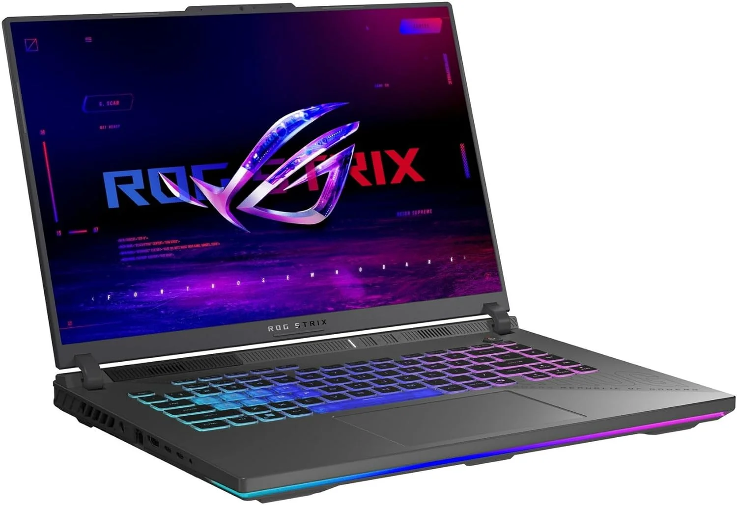 لپ تاپ گیمینگ ASUS 2025 | ROG Strix G16 | AMD 16-Core Ryzen 9 9955HX | NVIDIA GeForce RTX 5060 | 32GB DDR5 | 4TB SSD | 16" 1920x1200 165Hz | Win11 Pro - Wi-Fi 6E - BT 5.3 - RGB Backlit KB - Gray لپ تاپ گیمینگ ASUS 2025 | ROG Strix G16 | AMD 16-Core Ryzen 9 9955HX | NVIDIA GeForce RTX 5060 | 32GB DDR5 | 4TB SSD | 16" 1920x1200 165Hz | Win11 Pro - Wi-Fi 6E - BT 5.3 - RGB Backlit KB - Gray
