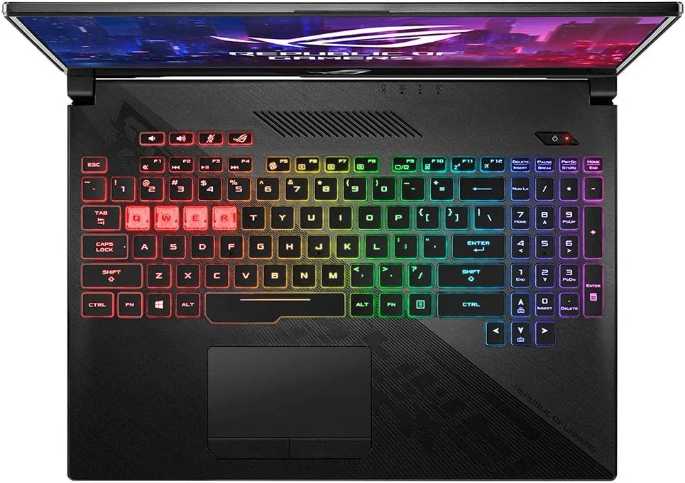 لپ تاپ گیمینگ ایسوس ROG Strix Hero II، صفحه نمایش 15.6 اینچی 144 هرتز IPS FHD، کارت گرافیک NVIDIA GeForce RTX 2060 6GB، پردازنده Intel Core i7-8750H، رم 16 گیگابایتی DDR4، حافظه SSD 512 گیگابایتی PCIe NVMe، کیبورد RGB، ویندوز 10 - GL504GV-DS74 لپ تاپ گیمینگ ایسوس ROG Strix Hero II، صفحه نمایش 15.6 اینچی 144 هرتز IPS FHD، کارت گرافیک NVIDIA GeForce RTX 2060 6GB، پردازنده Intel Core i7-8750H، رم 16 گیگابایتی DDR4، حافظه SSD 512 گیگابایتی PCIe NVMe، کیبورد RGB، ویندوز 10 - GL504GV-DS74