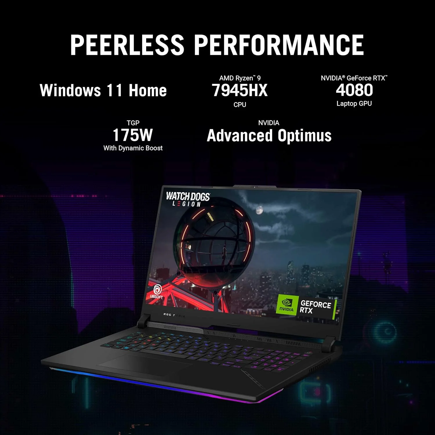 لپ تاپ گیمینگ ایسوس ROG Strix SCAR 17 G733PZ-LL048W مشکی مات، R9 7945HX، 32 گیگابایت رم، 1 ترابایت SSD پرسرعت، NV RTX4080، ویندوز 11 هوم، صفحه نمایش 17.3 اینچ WQHD (2560 x 1440) 16:9، 240 هرتز، وب کم HD، کیبورد RGB انگلیسی-عربی لپ تاپ گیمینگ ایسوس ROG Strix SCAR 17 G733PZ-LL048W مشکی مات، R9 7945HX، 32 گیگابایت رم، 1 ترابایت SSD پرسرعت، NV RTX4080، ویندوز 11 هوم، صفحه نمایش 17.3 اینچ WQHD (2560 x 1440) 16:9، 240 هرتز، وب کم HD، کیبورد RGB انگلیسی-عربی