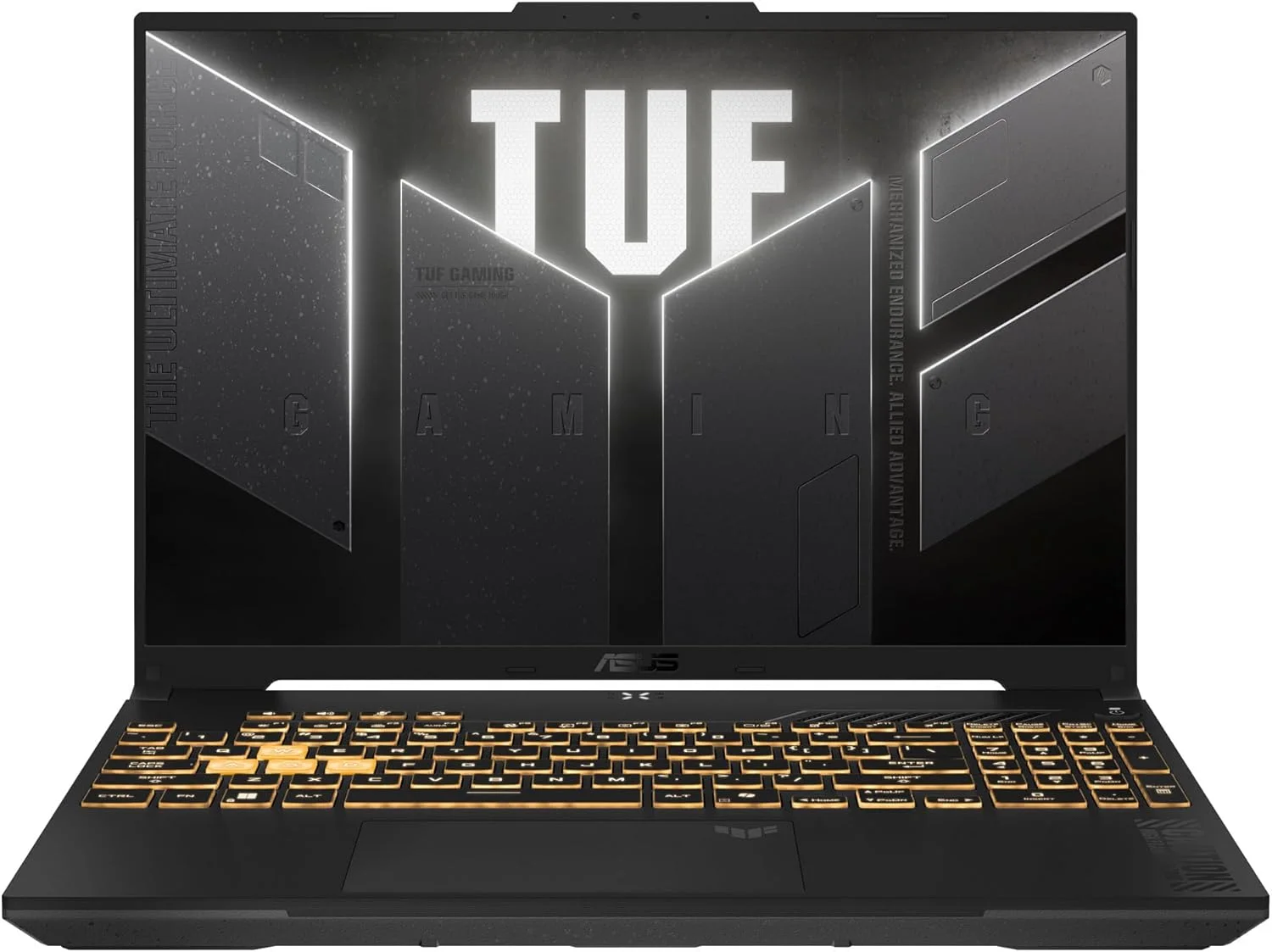 لپ تاپ گیمینگ ایسوس TUF Gaming F16، صفحه نمایش 16 اینچی FHD+ 144Hz IPS-Level 16:10، پردازنده Intel® Core™ 5 210H، کارت گرافیک NVIDIA® GeForce RTX™ 4050، رم 16 گیگابایتی DDR5، حافظه SSD 512 گیگابایتی PCIe Gen4، Wi-Fi 6، ویندوز 11 هوم، FX607VU-SS53