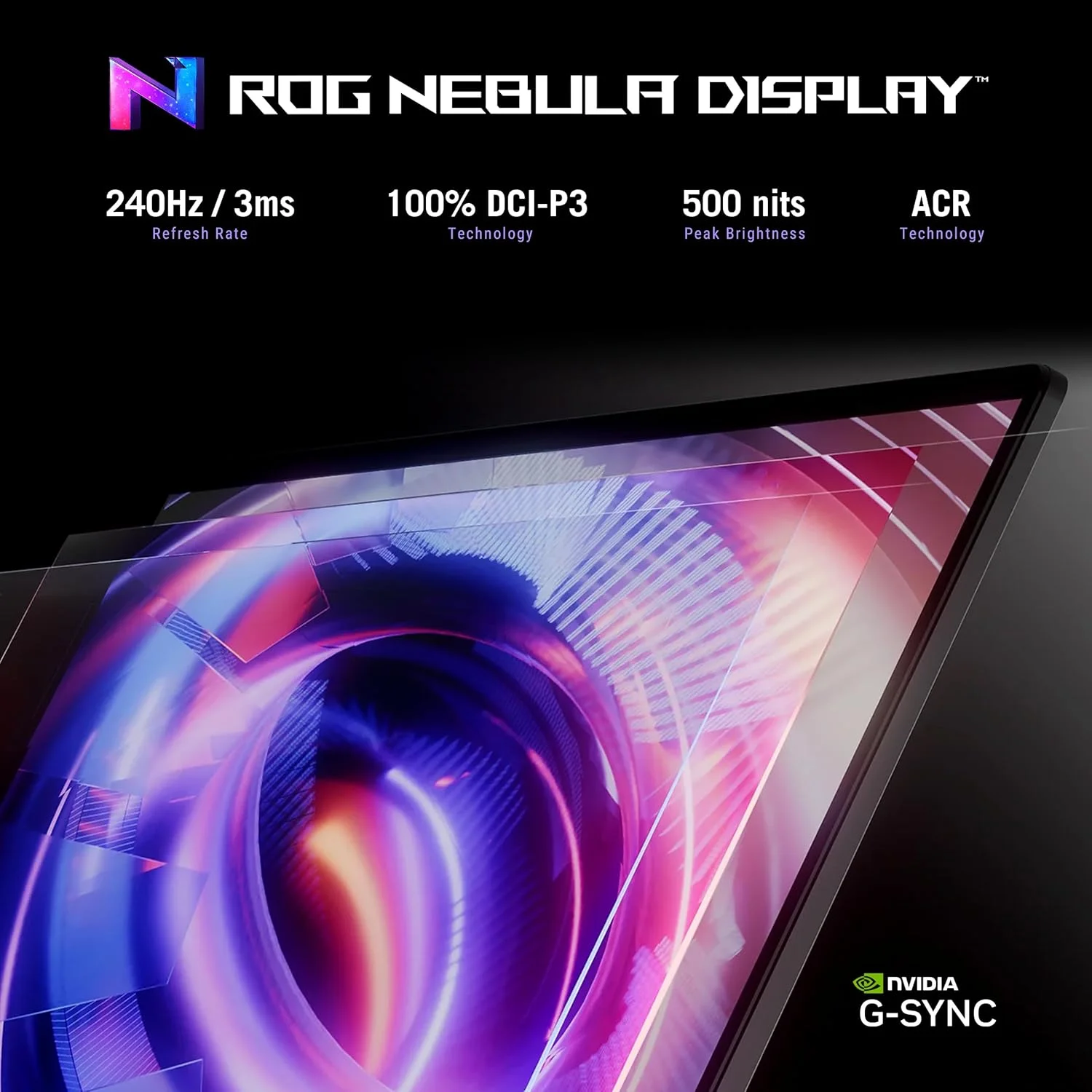 لپ تاپ گیمینگ ایسوس ROG Strix G16 (2025)، نمایشگر 16 اینچی ROG Nebula با نسبت تصویر 16:10، رزولوشن 2.5K، نرخ نوسازی 240 هرتز/3 میلی‌ثانیه، پردازنده گرافیکی NVIDIA® GeForce RTX™ 5070 Ti، پردازنده Intel® Core™ Ultra 9 275HX، حافظه رم 32 گیگابایت DDR5، حافظه اس اس دی 1 ترابایت، Wi-Fi 7، ویندوز 11 هوم