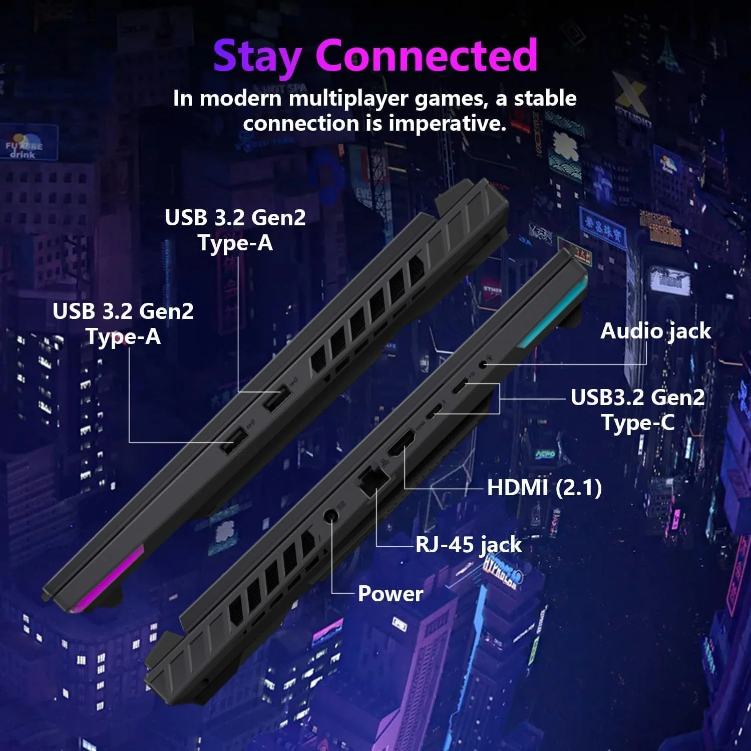لپ تاپ گیمینگ ASUS 2025 ROG Strix G16، نمایشگر 16 اینچی FHD 165 هرتز، پردازنده 16 هسته ای AMD Ryzen 9 8940HX، کارت گرافیک RTX 5070 Ti (TGP 140W)، MUX Switch، ویندوز 11، همراه با پد ماوس (64 گیگابایت رم | 1 ترابایت PCIe SSD) لپ تاپ گیمینگ ASUS 2025 ROG Strix G16، نمایشگر 16 اینچی FHD 165 هرتز، پردازنده 16 هسته ای AMD Ryzen 9 8940HX، کارت گرافیک RTX 5070 Ti (TGP 140W)، MUX Switch، ویندوز 11، همراه با پد ماوس (64 گیگابایت رم | 1 ترابایت PCIe SSD)