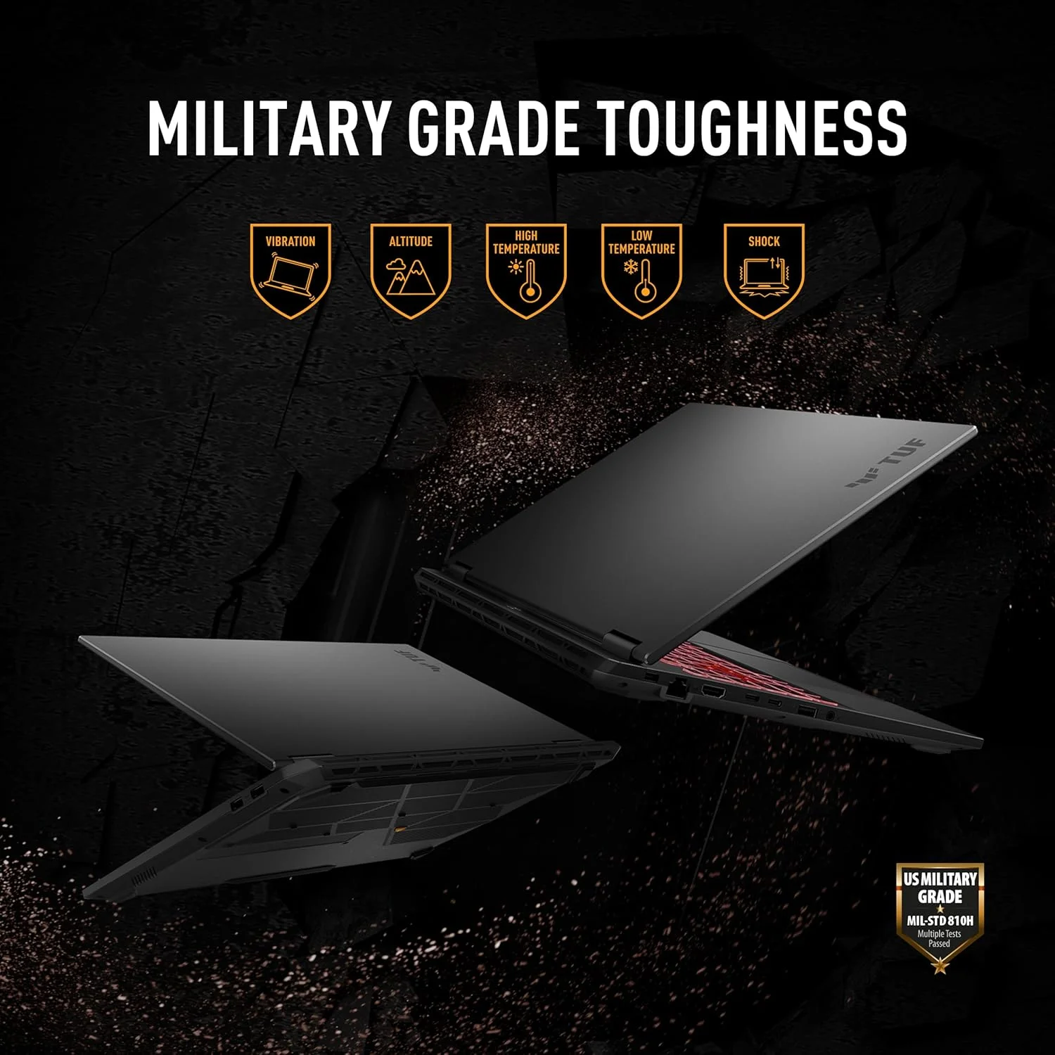 لپ تاپ گیمینگ ایسوس TUF Gaming A16 | NVIDIA RTX 5070 8GB | AMD Ryzen 9 8940HX | 16 گیگابایت رم | 1 ترابایت SSD | صفحه نمایش 16 اینچی 165 هرتز 2.5K (2560 x 1600, WQXGA) | ویندوز 11 هوم [FA608PP-G1S161W]