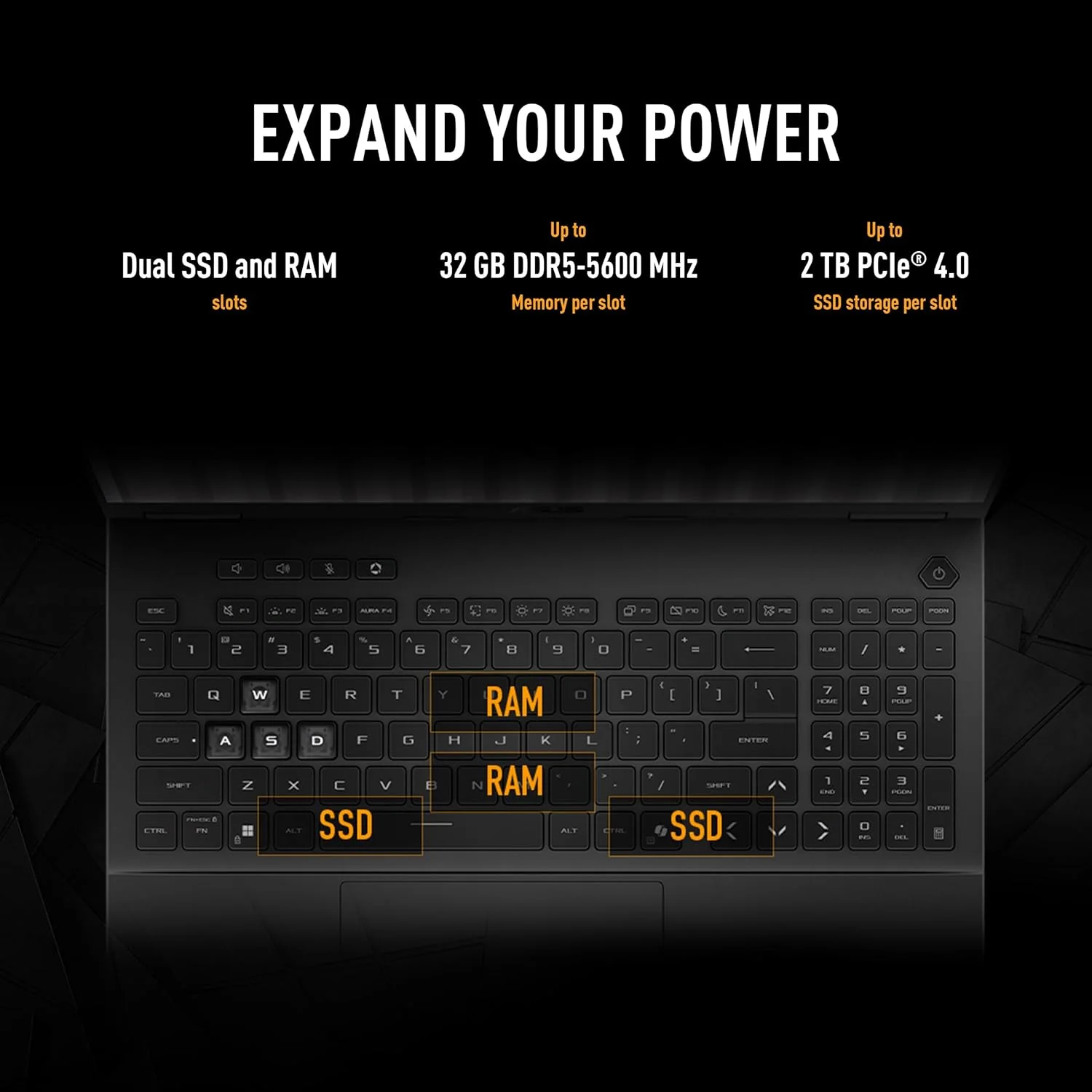 لپ تاپ گیمینگ ایسوس TUF Gaming A16 | NVIDIA RTX 5070 8GB | AMD Ryzen 9 8940HX | 16 گیگابایت رم | 1 ترابایت SSD | صفحه نمایش 16 اینچی 165 هرتز 2.5K (2560 x 1600, WQXGA) | ویندوز 11 هوم [FA608PP-G1S161W]