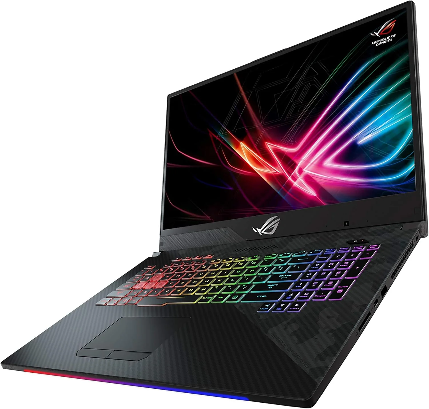 لپ تاپ گیمینگ ایسوس ROG Strix Scar II GL704GW (پردازنده Intel i7-8750H، رم 16 گیگابایت، SSD Nvme 512 گیگابایت، کارت گرافیک NVIDIA RTX 2070 8 گیگابایت، صفحه نمایش 17.3 اینچ Full HD IPS 144Hz 3ms، ویندوز 10)، کامپیوتر نوت بوک گیمر، 17-30.99 اینچ لپ تاپ گیمینگ ایسوس ROG Strix Scar II GL704GW (پردازنده Intel i7-8750H، رم 16 گیگابایت، SSD Nvme 512 گیگابایت، کارت گرافیک NVIDIA RTX 2070 8 گیگابایت، صفحه نمایش 17.3 اینچ Full HD IPS 144Hz 3ms، ویندوز 10)، کامپیوتر نوت بوک گیمر، 17-30.99 اینچ