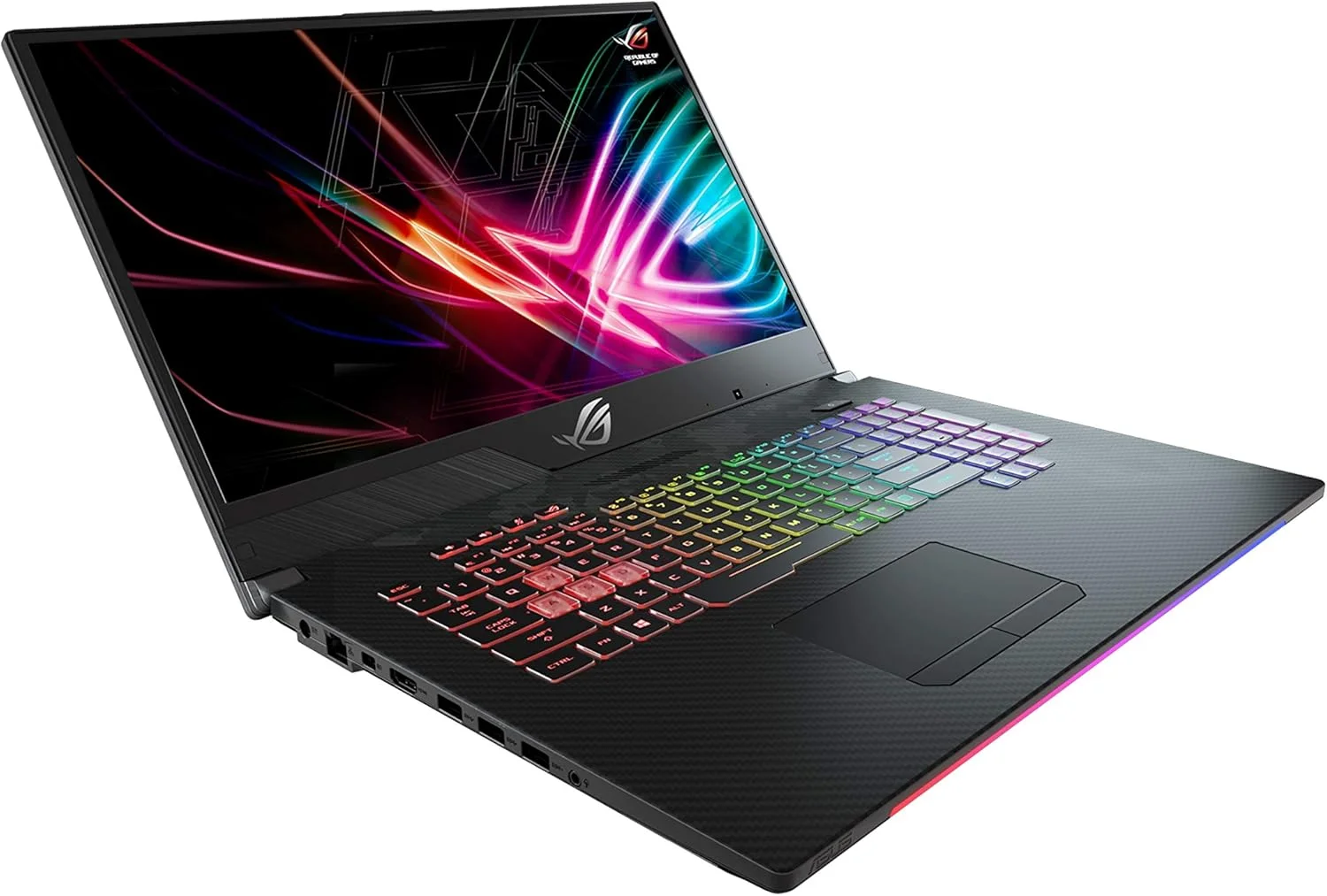 لپ تاپ گیمینگ ایسوس ROG Strix Scar II GL704GW (پردازنده Intel i7-8750H، رم 16 گیگابایت، SSD Nvme 512 گیگابایت، کارت گرافیک NVIDIA RTX 2070 8 گیگابایت، صفحه نمایش 17.3 اینچ Full HD IPS 144Hz 3ms، ویندوز 10)، کامپیوتر نوت بوک گیمر، 17-30.99 اینچ لپ تاپ گیمینگ ایسوس ROG Strix Scar II GL704GW (پردازنده Intel i7-8750H، رم 16 گیگابایت، SSD Nvme 512 گیگابایت، کارت گرافیک NVIDIA RTX 2070 8 گیگابایت، صفحه نمایش 17.3 اینچ Full HD IPS 144Hz 3ms، ویندوز 10)، کامپیوتر نوت بوک گیمر، 17-30.99 اینچ