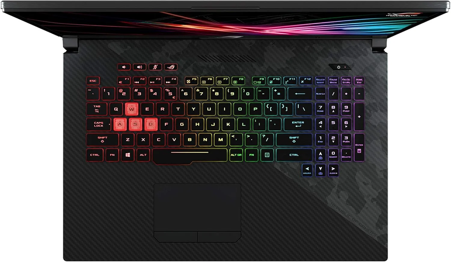 لپ تاپ گیمینگ ایسوس ROG Strix Scar II GL704GW (پردازنده Intel i7-8750H، رم 16 گیگابایت، SSD Nvme 512 گیگابایت، کارت گرافیک NVIDIA RTX 2070 8 گیگابایت، صفحه نمایش 17.3 اینچ Full HD IPS 144Hz 3ms، ویندوز 10)، کامپیوتر نوت بوک گیمر، 17-30.99 اینچ لپ تاپ گیمینگ ایسوس ROG Strix Scar II GL704GW (پردازنده Intel i7-8750H، رم 16 گیگابایت، SSD Nvme 512 گیگابایت، کارت گرافیک NVIDIA RTX 2070 8 گیگابایت، صفحه نمایش 17.3 اینچ Full HD IPS 144Hz 3ms، ویندوز 10)، کامپیوتر نوت بوک گیمر، 17-30.99 اینچ