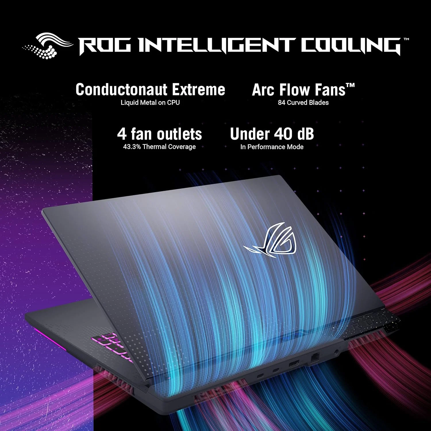 لپ تاپ گیمینگ ایسوس ROG Strix G17 (2023)، صفحه نمایش 17.3 اینچی QHD 240Hz، کارت گرافیک GeForce RTX 4070، پردازنده AMD Ryzen 9 7945HX، رم 16 گیگابایتی DDR5، حافظه SSD 1 ترابایتی PCIe، Wi-Fi 6E، ویندوز 11، G713PI-DS94 خاکستری کسوفی لپ تاپ گیمینگ ایسوس ROG Strix G17 (2023)، صفحه نمایش 17.3 اینچی QHD 240Hz، کارت گرافیک GeForce RTX 4070، پردازنده AMD Ryzen 9 7945HX، رم 16 گیگابایتی DDR5، حافظه SSD 1 ترابایتی PCIe، Wi-Fi 6E، ویندوز 11، G713PI-DS94 خاکستری کسوفی
