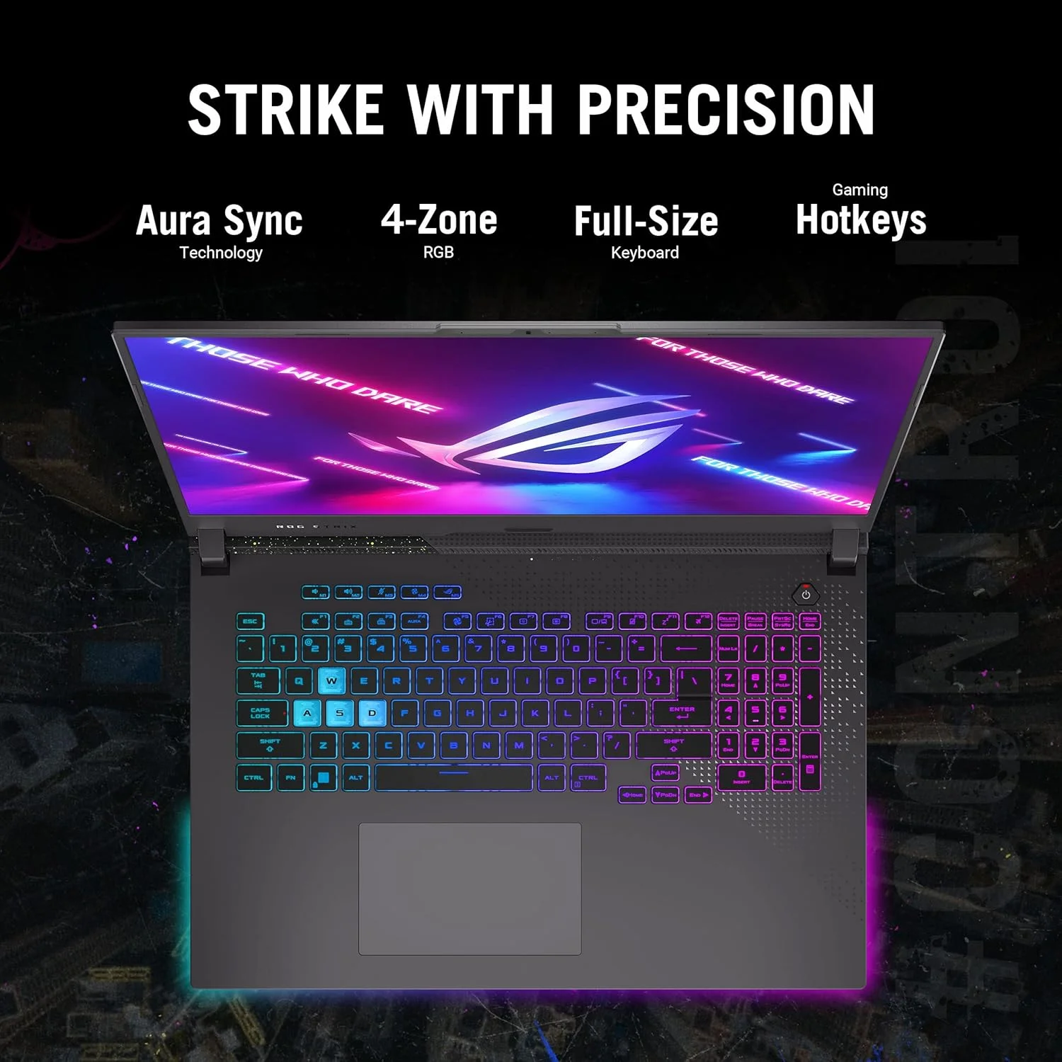لپ تاپ گیمینگ ایسوس ROG Strix G17 (2023)، صفحه نمایش 17.3 اینچی QHD 240Hz، کارت گرافیک GeForce RTX 4070، پردازنده AMD Ryzen 9 7945HX، رم 16 گیگابایتی DDR5، حافظه SSD 1 ترابایتی PCIe، Wi-Fi 6E، ویندوز 11، G713PI-DS94 خاکستری کسوفی لپ تاپ گیمینگ ایسوس ROG Strix G17 (2023)، صفحه نمایش 17.3 اینچی QHD 240Hz، کارت گرافیک GeForce RTX 4070، پردازنده AMD Ryzen 9 7945HX، رم 16 گیگابایتی DDR5، حافظه SSD 1 ترابایتی PCIe، Wi-Fi 6E، ویندوز 11، G713PI-DS94 خاکستری کسوفی