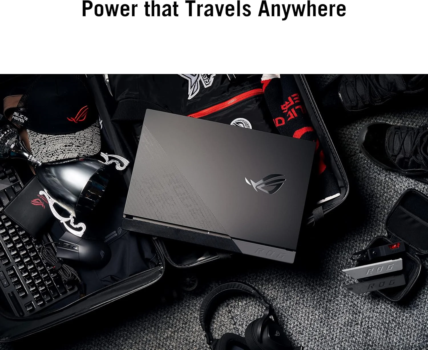 لپ تاپ گیمینگ ایسوس ROG Strix Scar 17 (2021)، صفحه نمایش 17.3 اینچی 360 هرتز IPS FHD، کارت گرافیک NVIDIA GeForce RTX 3080، پردازنده AMD Ryzen 9 5900HX، رم 16 گیگابایتی DDR4، حافظه SSD 1 ترابایتی، کیبورد اپتی-مکانیکال با نورپردازی RGB برای هر کلید، ویندوز 10 پرو، G733QSA-PB96 لپ تاپ گیمینگ ایسوس ROG Strix Scar 17 (2021)، صفحه نمایش 17.3 اینچی 360 هرتز IPS FHD، کارت گرافیک NVIDIA GeForce RTX 3080، پردازنده AMD Ryzen 9 5900HX، رم 16 گیگابایتی DDR4، حافظه SSD 1 ترابایتی، کیبورد اپتی-مکانیکال با نورپردازی RGB برای هر کلید، ویندوز 10 پرو، G733QSA-PB96