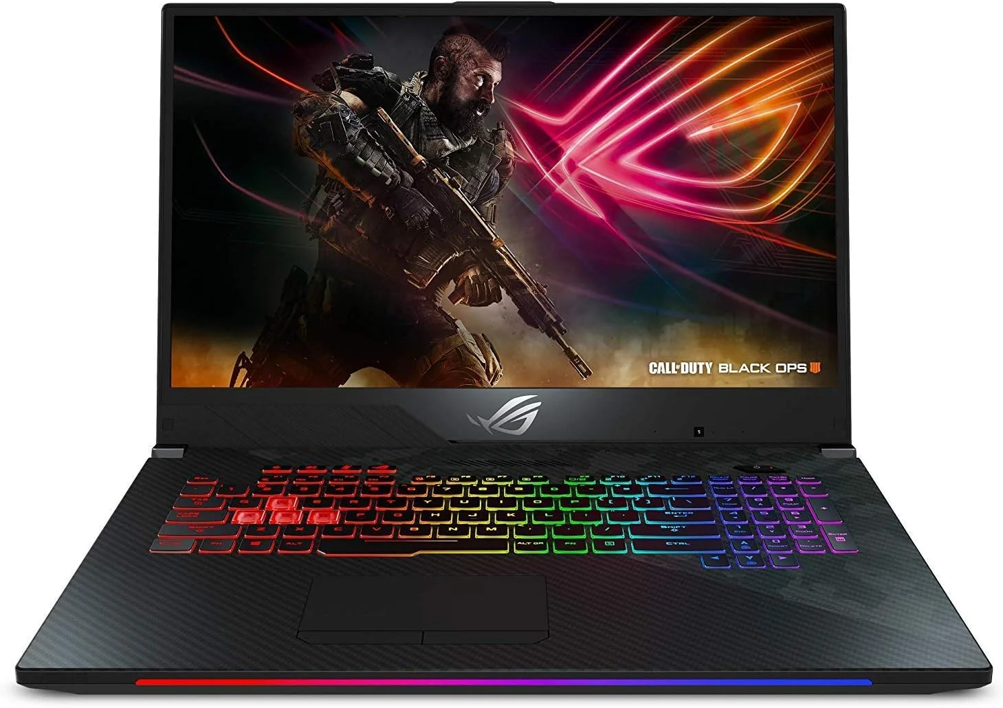 لپ تاپ گیمینگ جدید ASUS ROG Strix Scar II با صفحه نمایش 17.3 اینچی FHD 144Hz IPS | پردازنده 6 هسته ای Intel i7-8750H تا 3.9 گیگاهرتز | 16 گیگابایت رم | 512 گیگابایت SSD + 1 ترابایت HDD | کارت گرافیک NVIDIA GeForce GTX 1060 6GB | کیبورد با نور پس زمینه | ویندوز 10