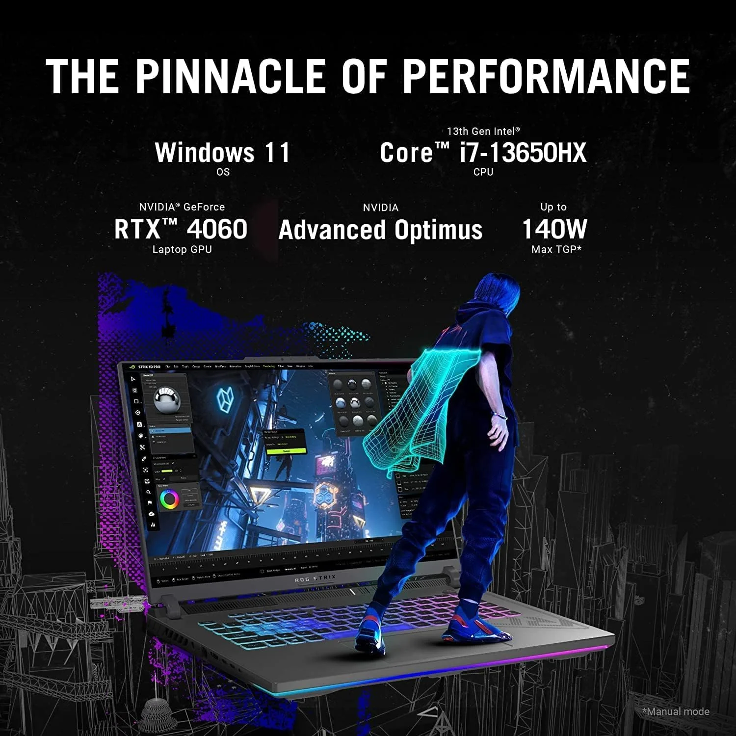 لپ تاپ گیمینگ ایسوس ROG Strix G16 مدل 2023 با صفحه نمایش 16.1 اینچی FHD+ 165Hz، پردازنده Core i7-13650HX، رم 32 گیگابایت، حافظه 1 ترابایت SSD، کارت گرافیک NVIDIA® GeForce RTX™ 4060 8GB، نور پس زمینه RGB انگلیسی، ویندوز 11 خاکستری، رم 32 گیگابایت | 1 ترابایت SSD (ارتقا یافته) لپ تاپ گیمینگ ایسوس ROG Strix G16 مدل 2023 با صفحه نمایش 16.1 اینچی FHD+ 165Hz، پردازنده Core i7-13650HX، رم 32 گیگابایت، حافظه 1 ترابایت SSD، کارت گرافیک NVIDIA® GeForce RTX™ 4060 8GB، نور پس زمینه RGB انگلیسی، ویندوز 11 خاکستری، رم 32 گیگابایت | 1 ترابایت SSD (ارتقا یافته)