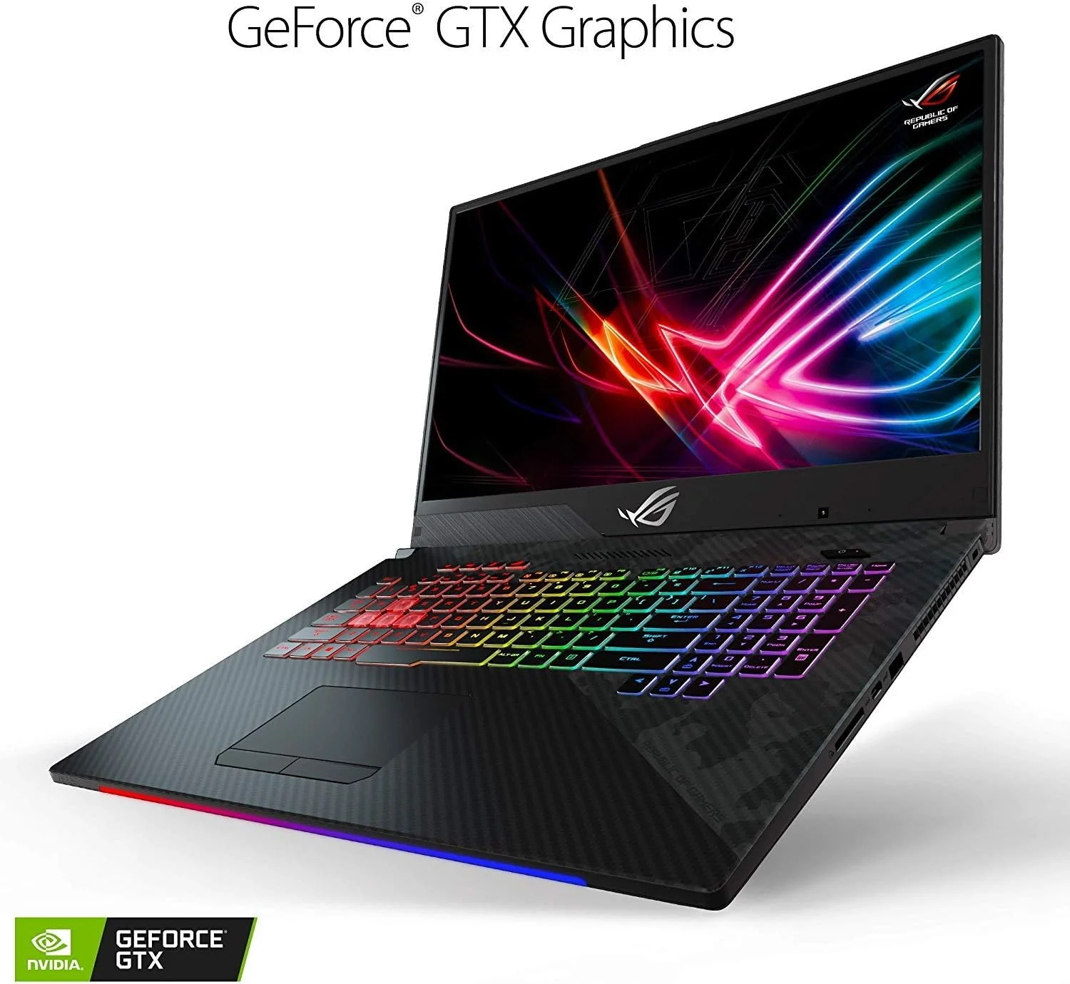 لپ تاپ گیمینگ جدید ASUS ROG Strix Scar II با صفحه نمایش 17.3 اینچی FHD 144Hz IPS | پردازنده 6 هسته ای Intel i7-8750H تا 3.9 گیگاهرتز | 16 گیگابایت رم | 512 گیگابایت SSD + 1 ترابایت HDD | کارت گرافیک NVIDIA GeForce GTX 1060 6GB | کیبورد با نور پس زمینه | ویندوز 10 لپ تاپ گیمینگ جدید ASUS ROG Strix Scar II با صفحه نمایش 17.3 اینچی FHD 144Hz IPS | پردازنده 6 هسته ای Intel i7-8750H تا 3.9 گیگاهرتز | 16 گیگابایت رم | 512 گیگابایت SSD + 1 ترابایت HDD | کارت گرافیک NVIDIA GeForce GTX 1060 6GB | کیبورد با نور پس زمینه | ویندوز 10