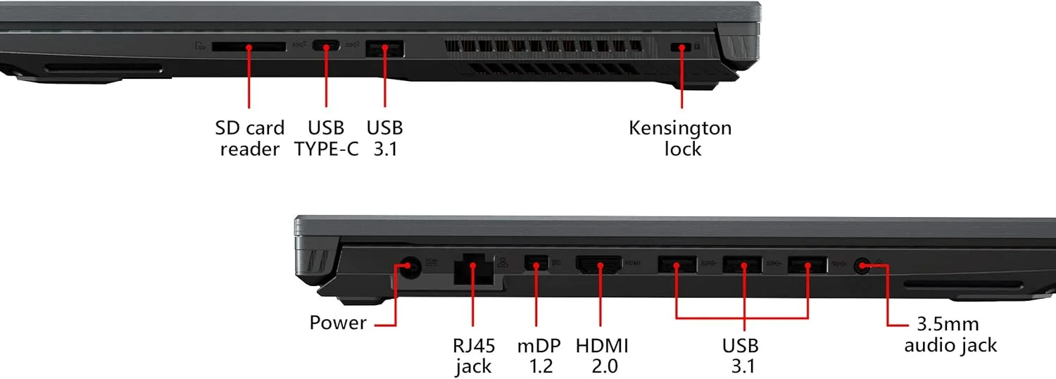 لپ تاپ گیمینگ ایسوس ROG Strix Scar II، صفحه نمایش 17.3 اینچی 144 هرتز IPS-Type FHD، کارت گرافیک NVIDIA GeForce RTX 2070 8GB، پردازنده Intel Core i7-8750H، رم 16 گیگابایتی DDR4، حافظه SSD 512 گیگابایتی PCIe + حافظه SSHD 1 ترابایتی، کیبورد RGB، ویندوز 10 - GL704GW-DS76 لپ تاپ گیمینگ ایسوس ROG Strix Scar II، صفحه نمایش 17.3 اینچی 144 هرتز IPS-Type FHD، کارت گرافیک NVIDIA GeForce RTX 2070 8GB، پردازنده Intel Core i7-8750H، رم 16 گیگابایتی DDR4، حافظه SSD 512 گیگابایتی PCIe + حافظه SSHD 1 ترابایتی، کیبورد RGB، ویندوز 10 - GL704GW-DS76